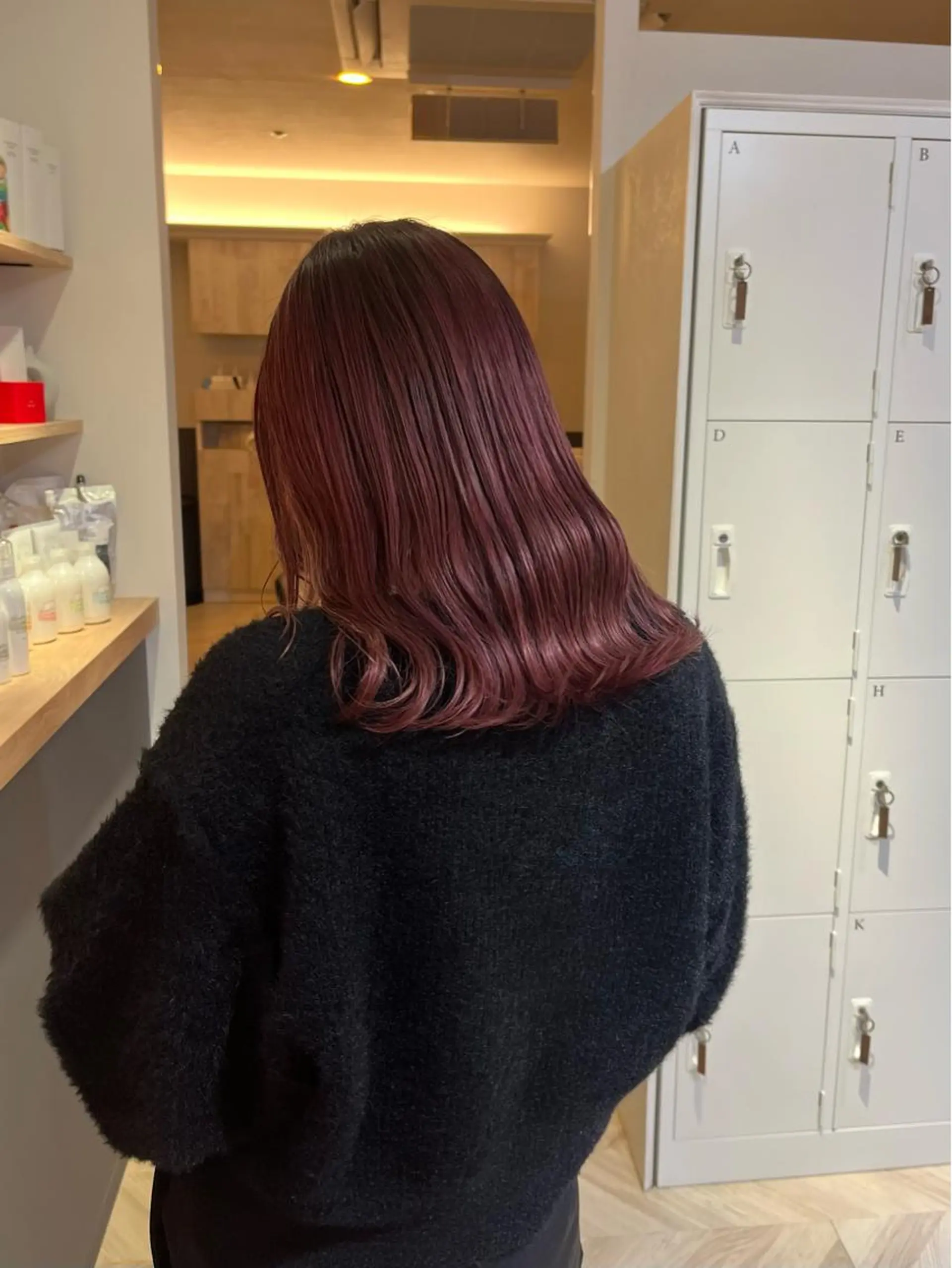 ミディアム カラー yohaku所属・yohaku misakiのヘアスタイル