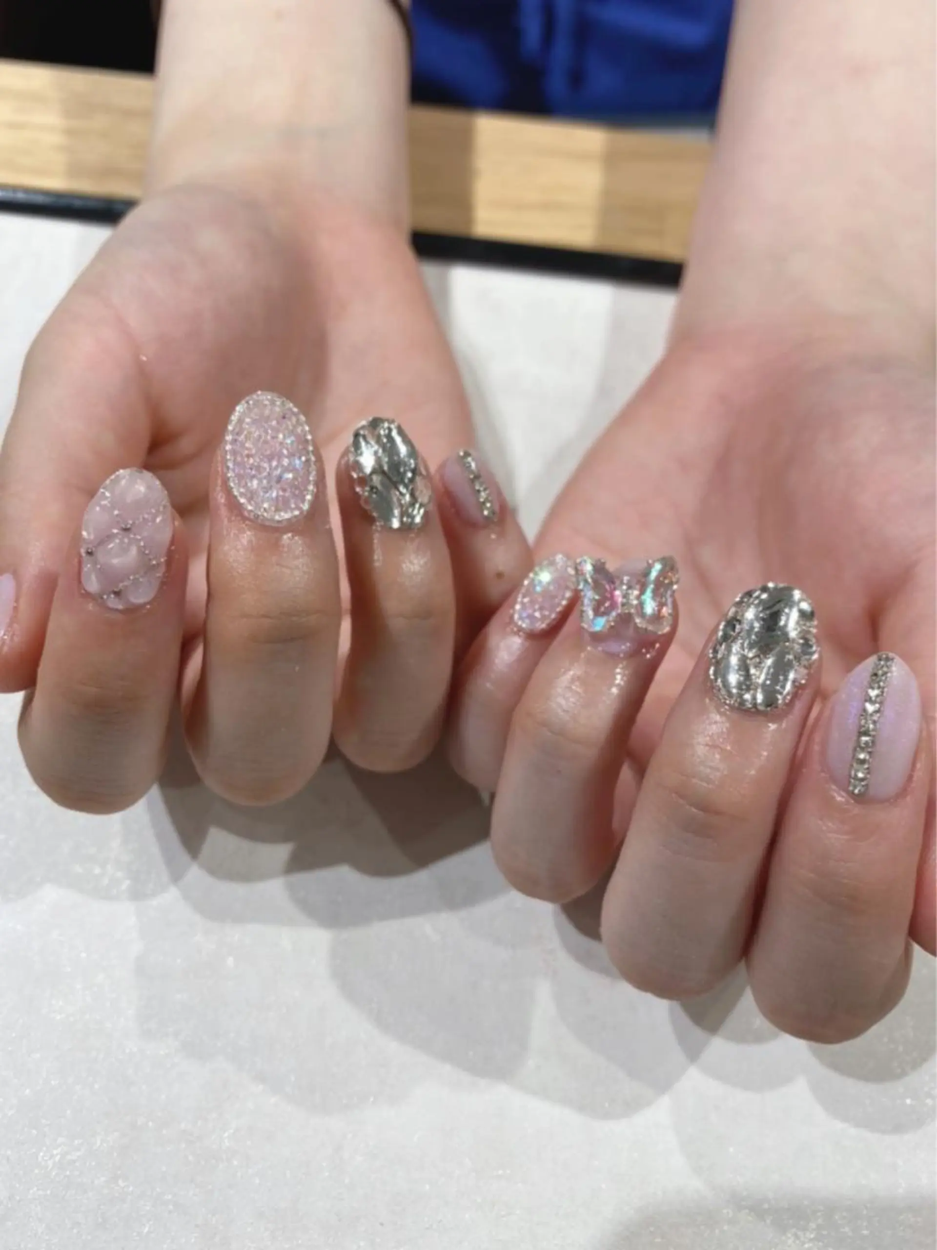 ショート ハンドネイル Nail  R💫 naoのネイルデザイン