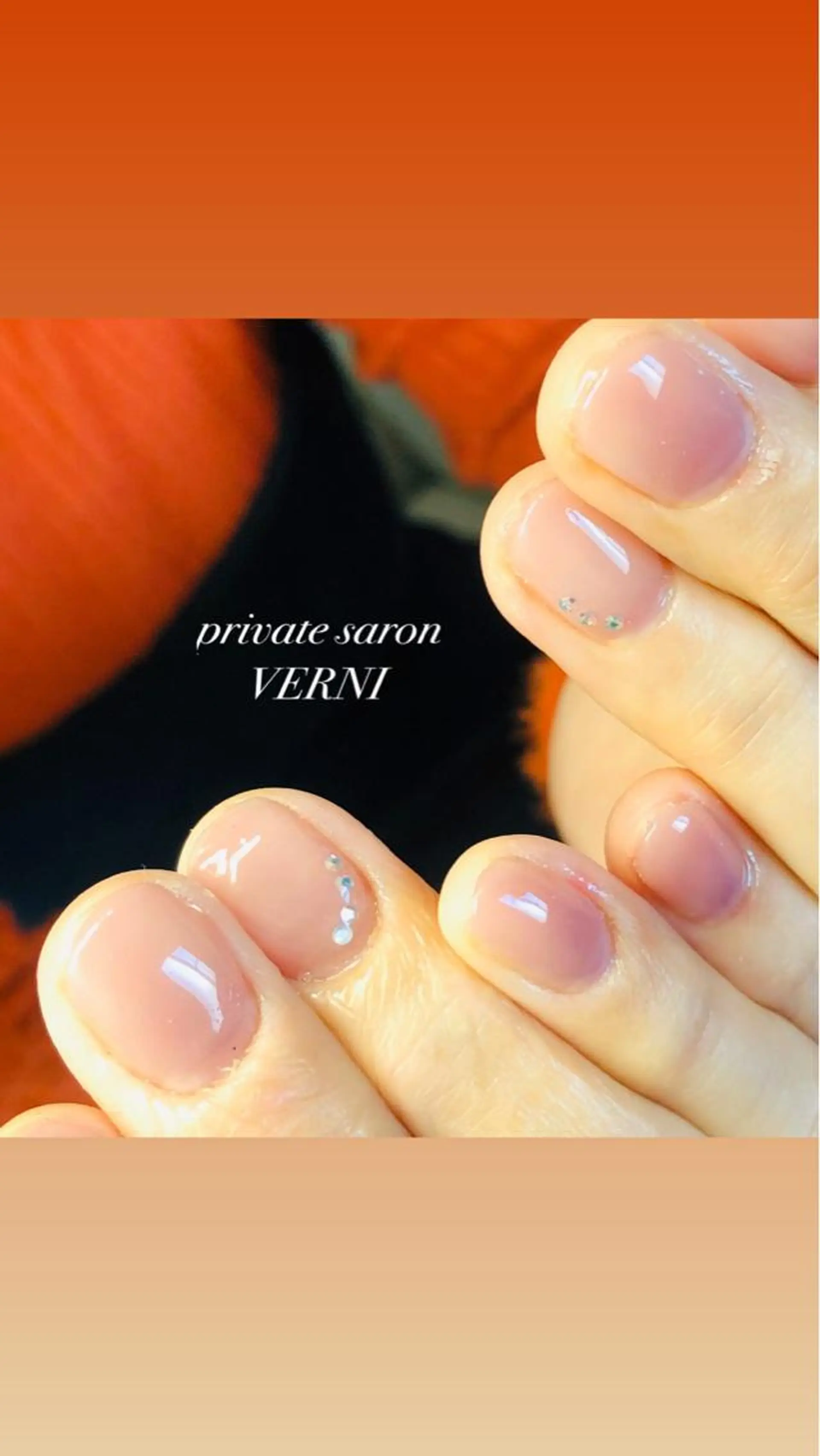 ネイル ハンドネイル 自爪育成ネイルサロン ヴェルニのネイルデザイン