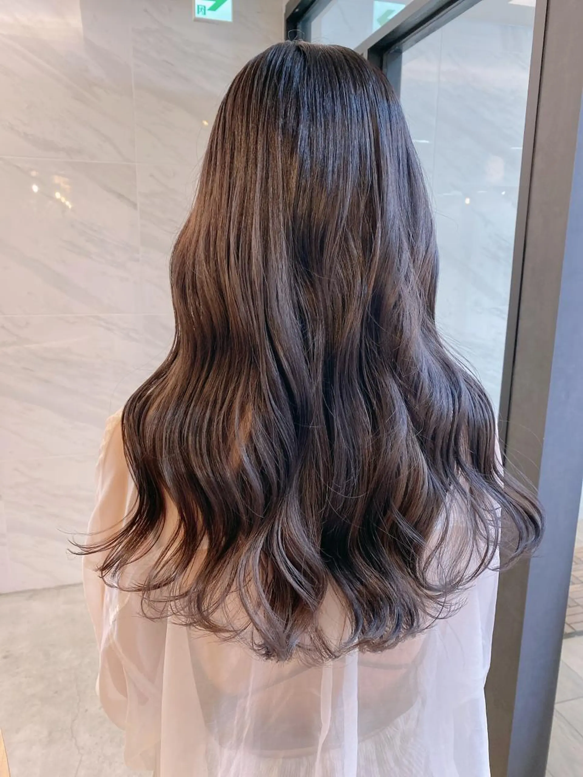 ロング カラー ラベンダーカラー ラベンダーグレー 🎗大槻 武士🎗のヘアスタイル