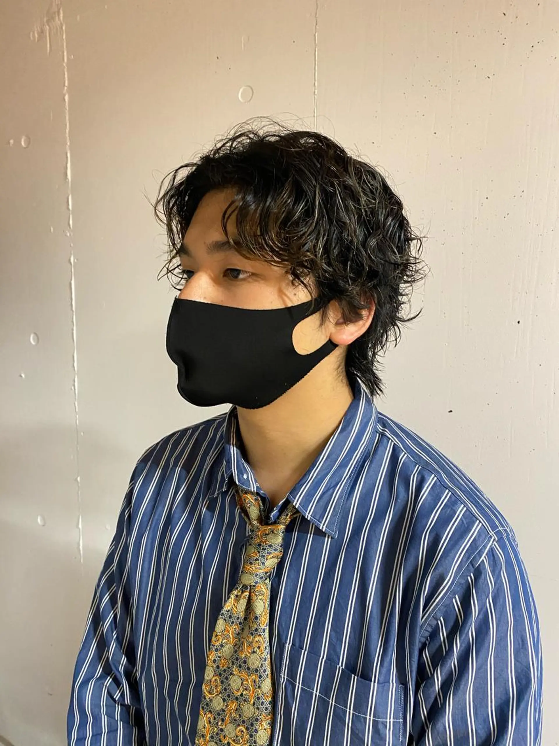 パーマ メンズ カット パーマ Aust hair Stella新宿所属・Yuki☺︎パーマ レイヤーカットのヘアスタイル