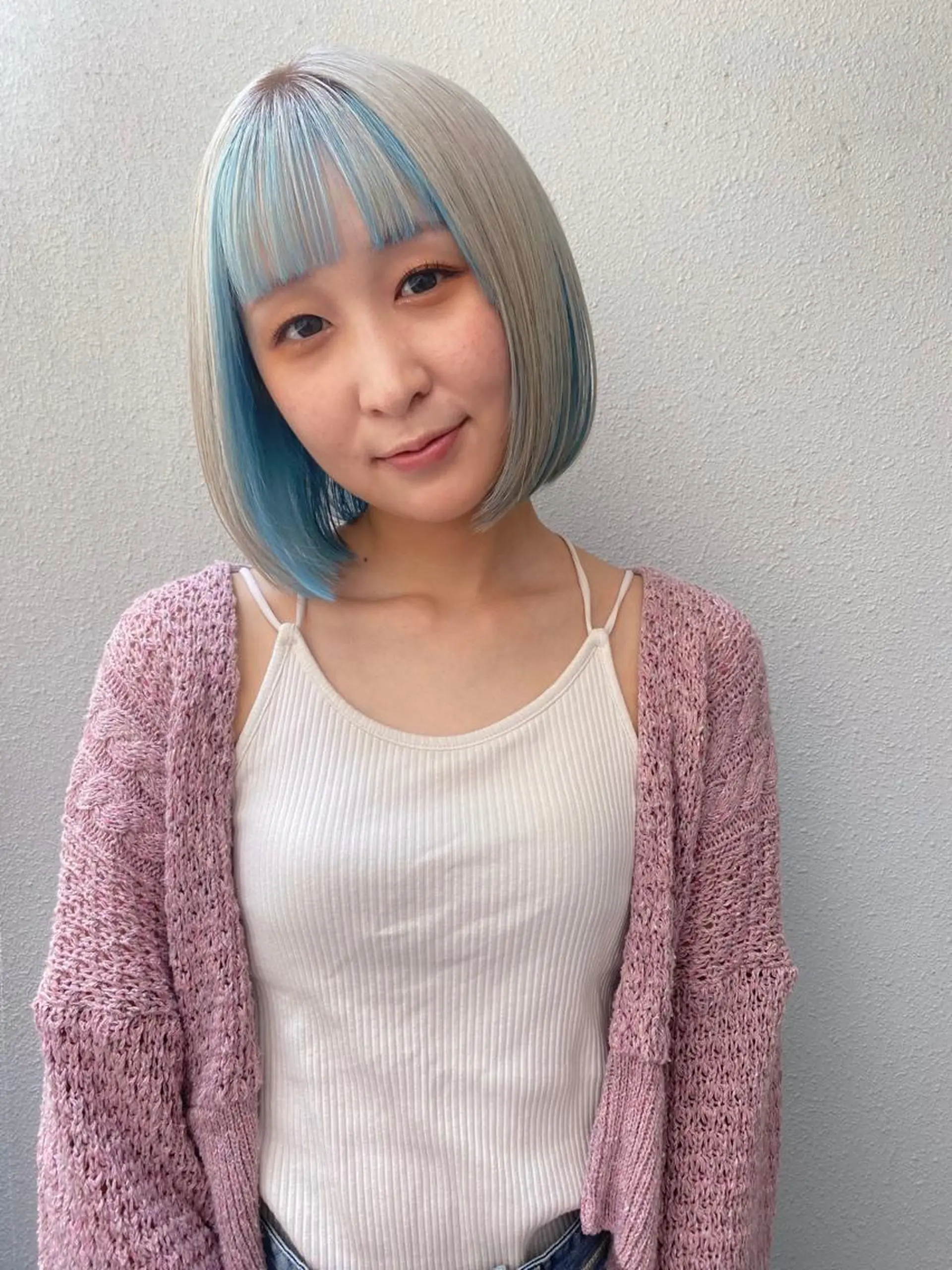 カラー ハイトーン/ ボブ/KAIのヘアスタイル