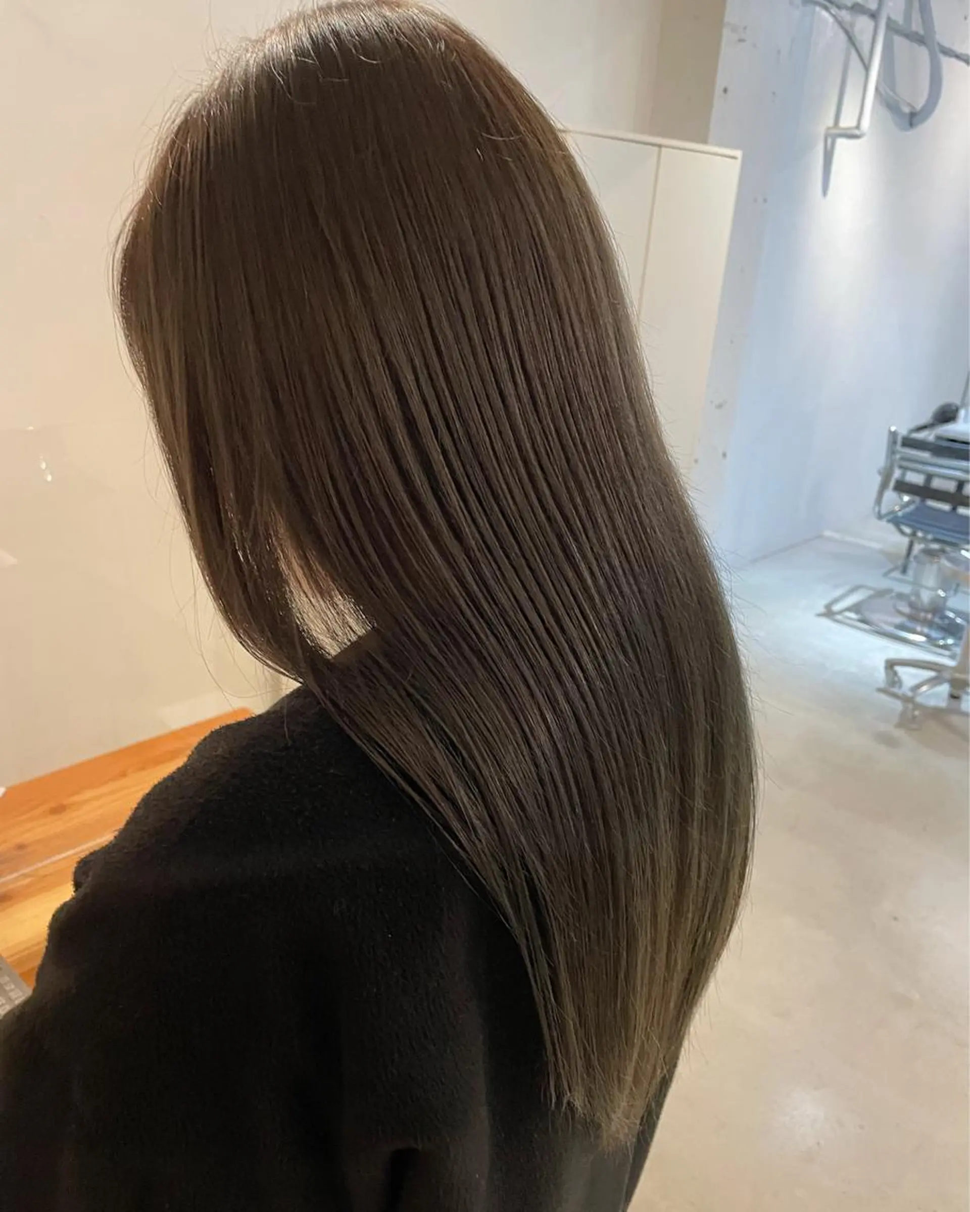 ロング カラー 透明感カラー グレージュ NEST所属・お洒落似合わせボブ♡ mahiroのヘアスタイル