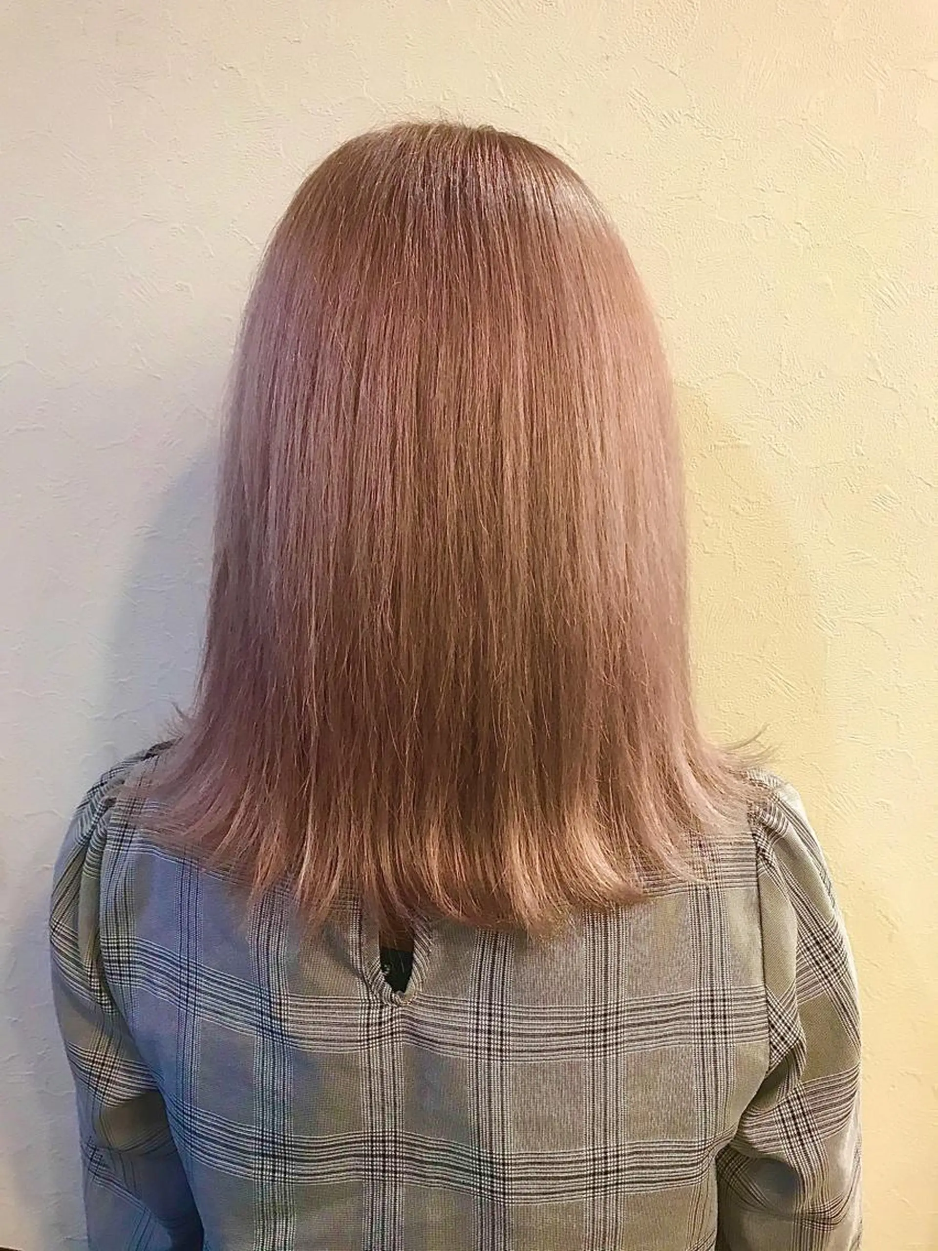 ミディアム カラー ブリーチ ピンクカラー ていねい技術No.1 🌈諏訪 健太のヘアスタイル