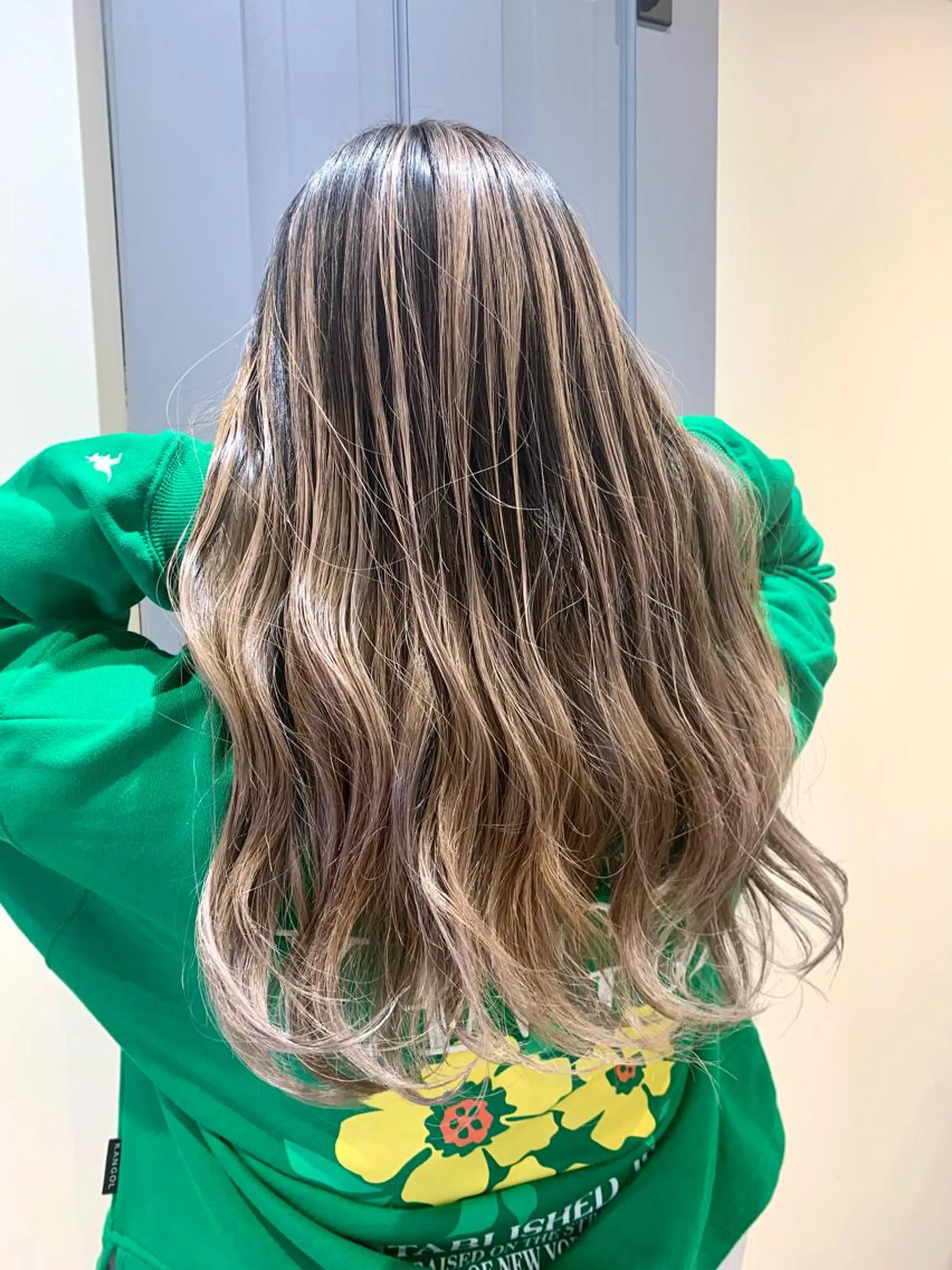 ロング カット ヘアカラー トリートメント 園田 将士のヘアスタイル