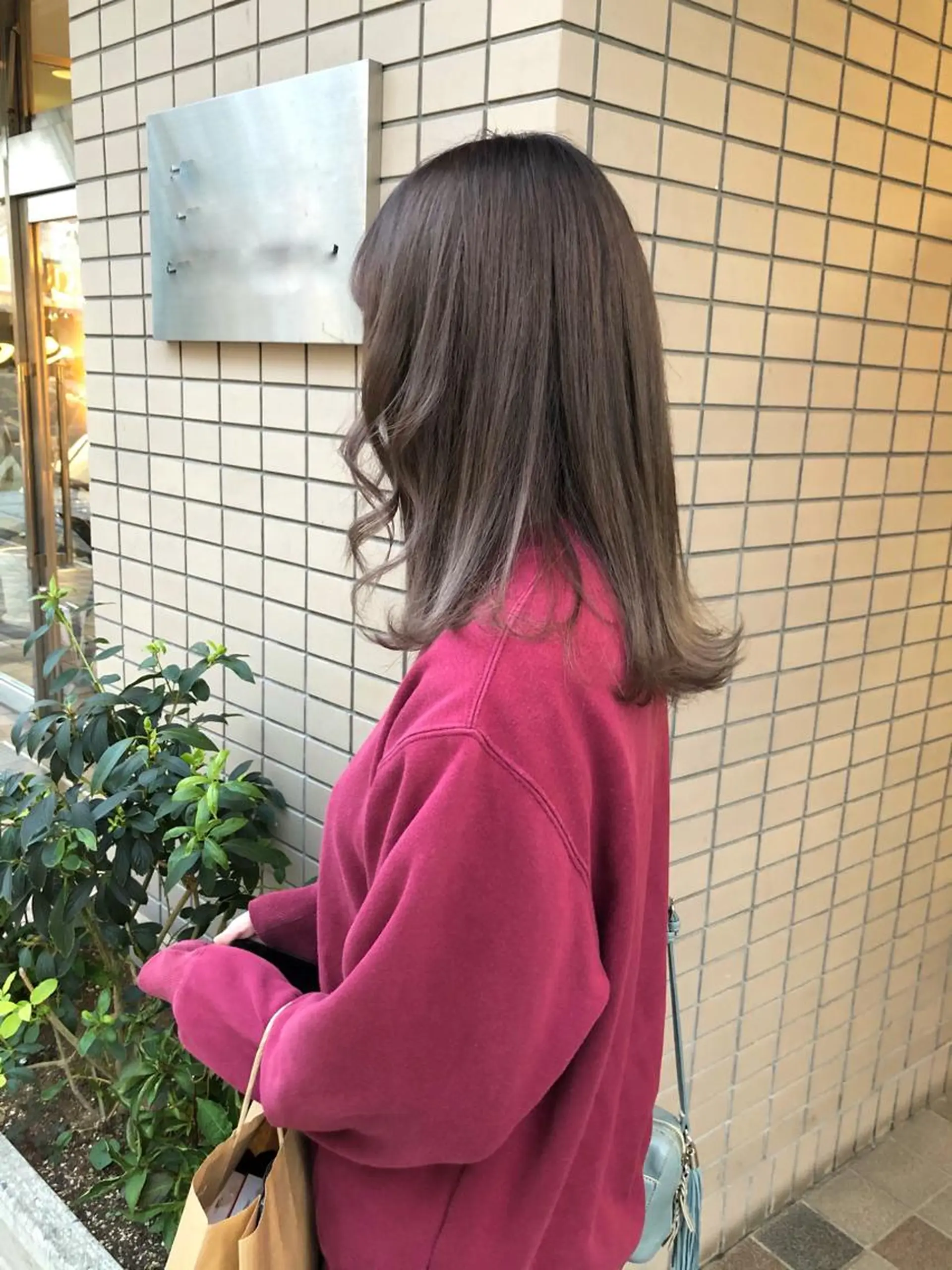 セミロング キノシタ ナオユキのヘアスタイル