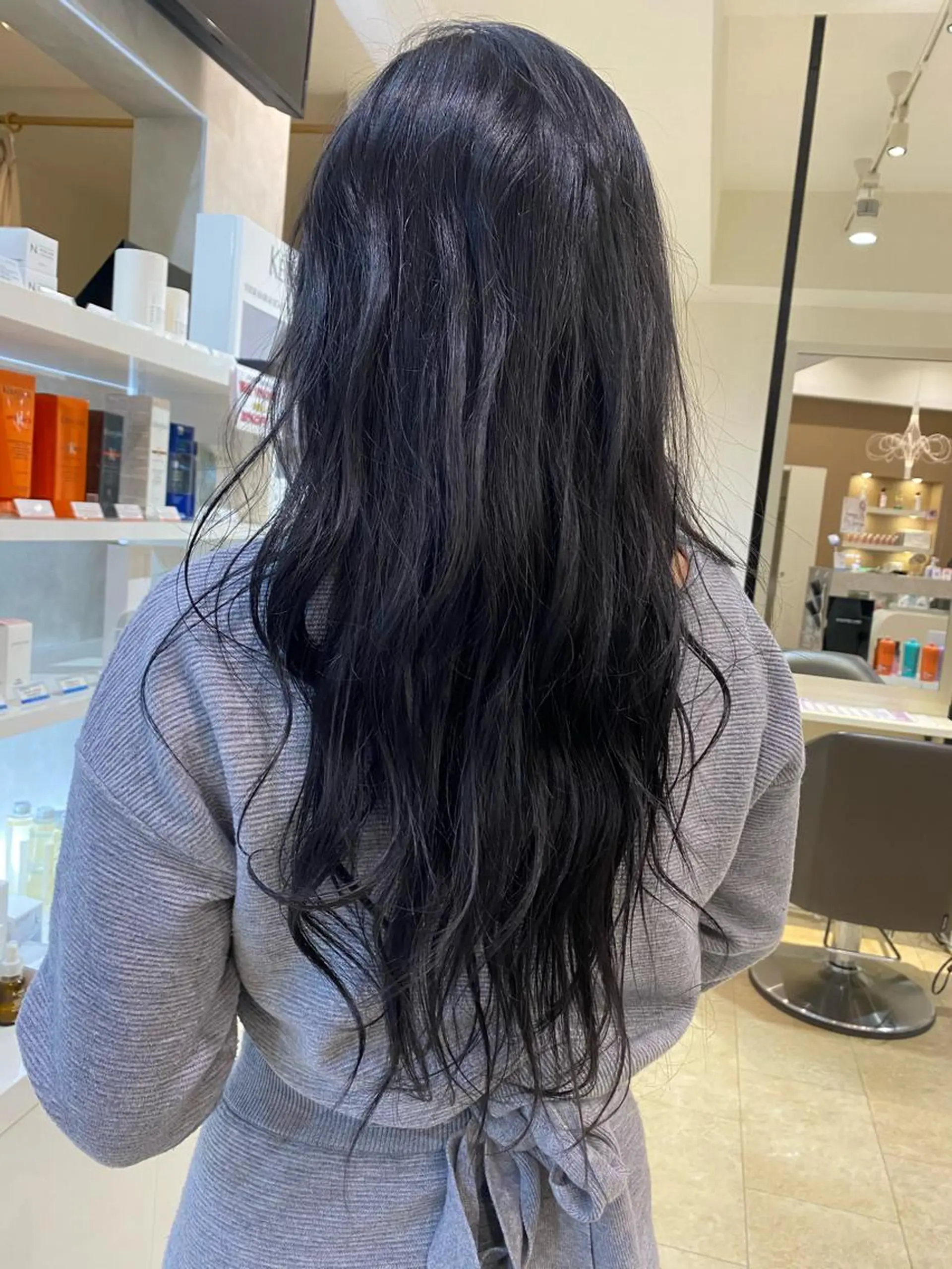 ロング 韓国風ハッシュカット 🇰🇷オリーブ職人のヘアスタイル