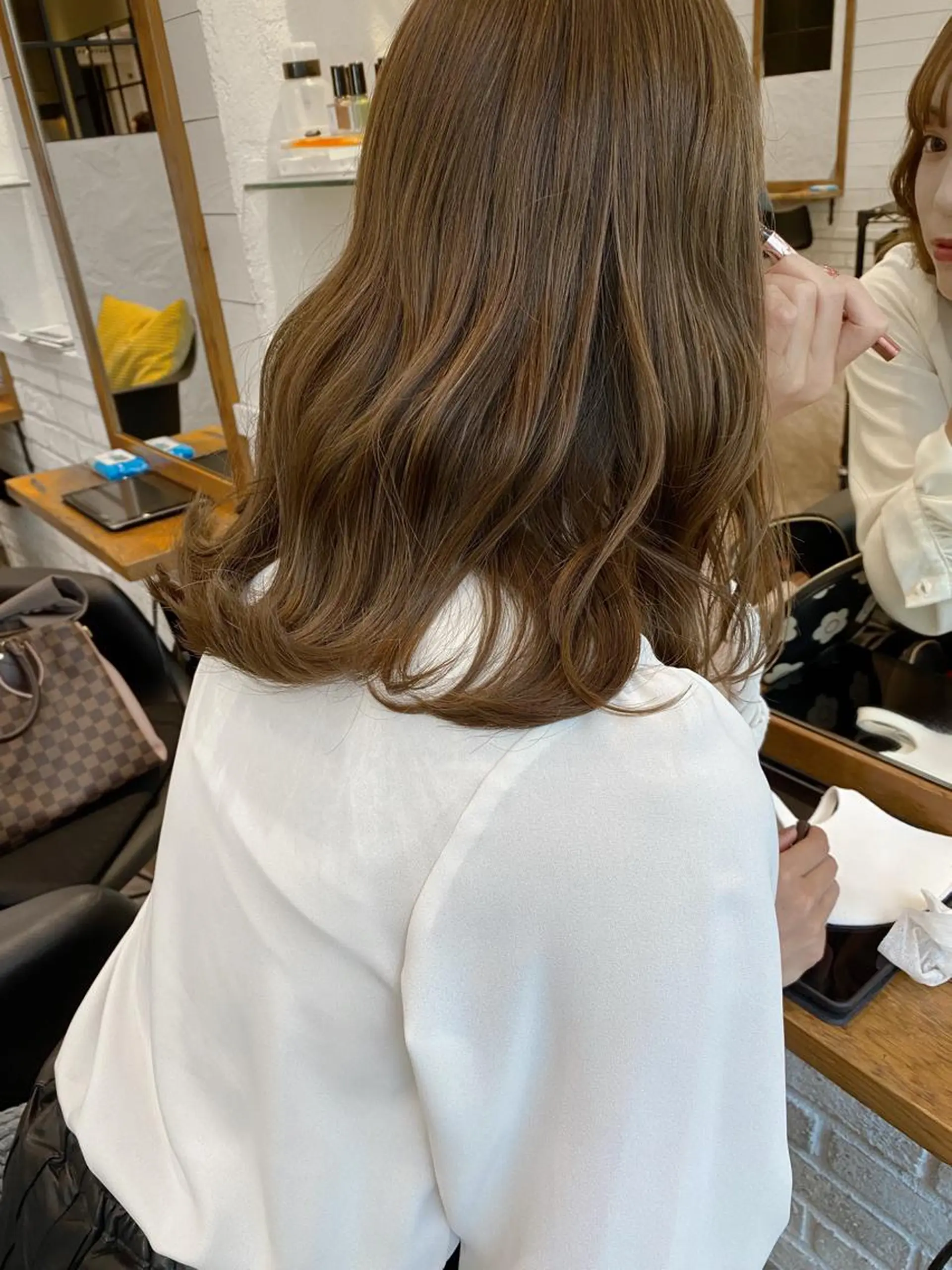 ミディアム カラー ベージュカラー オリーブカラー 🌟アレンジが似合う カラー🌟Rumiのヘアスタイル
