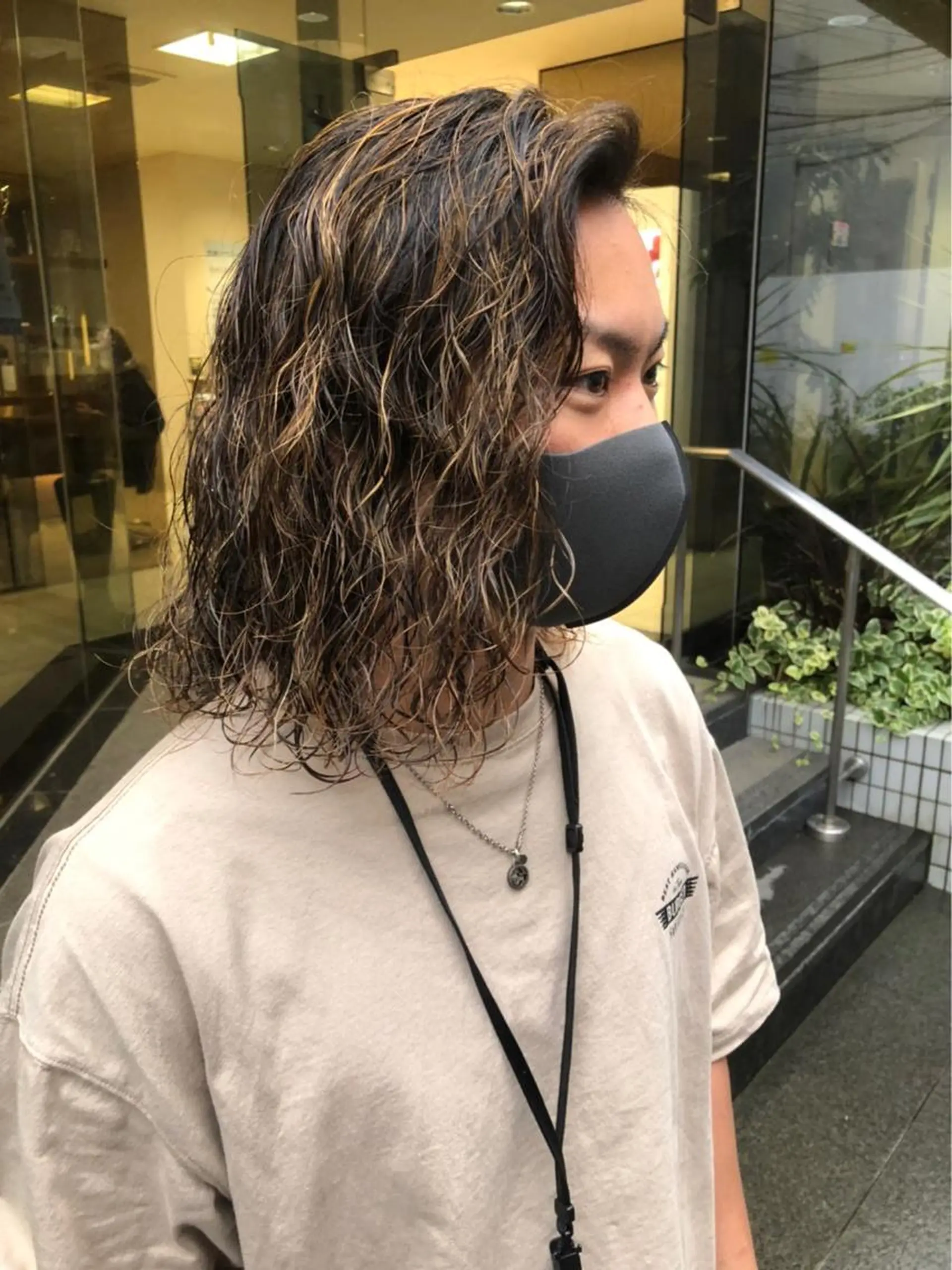 ミディアム ミディアムパーマ ブリーチ指名No.1 Daikiのヘアスタイル