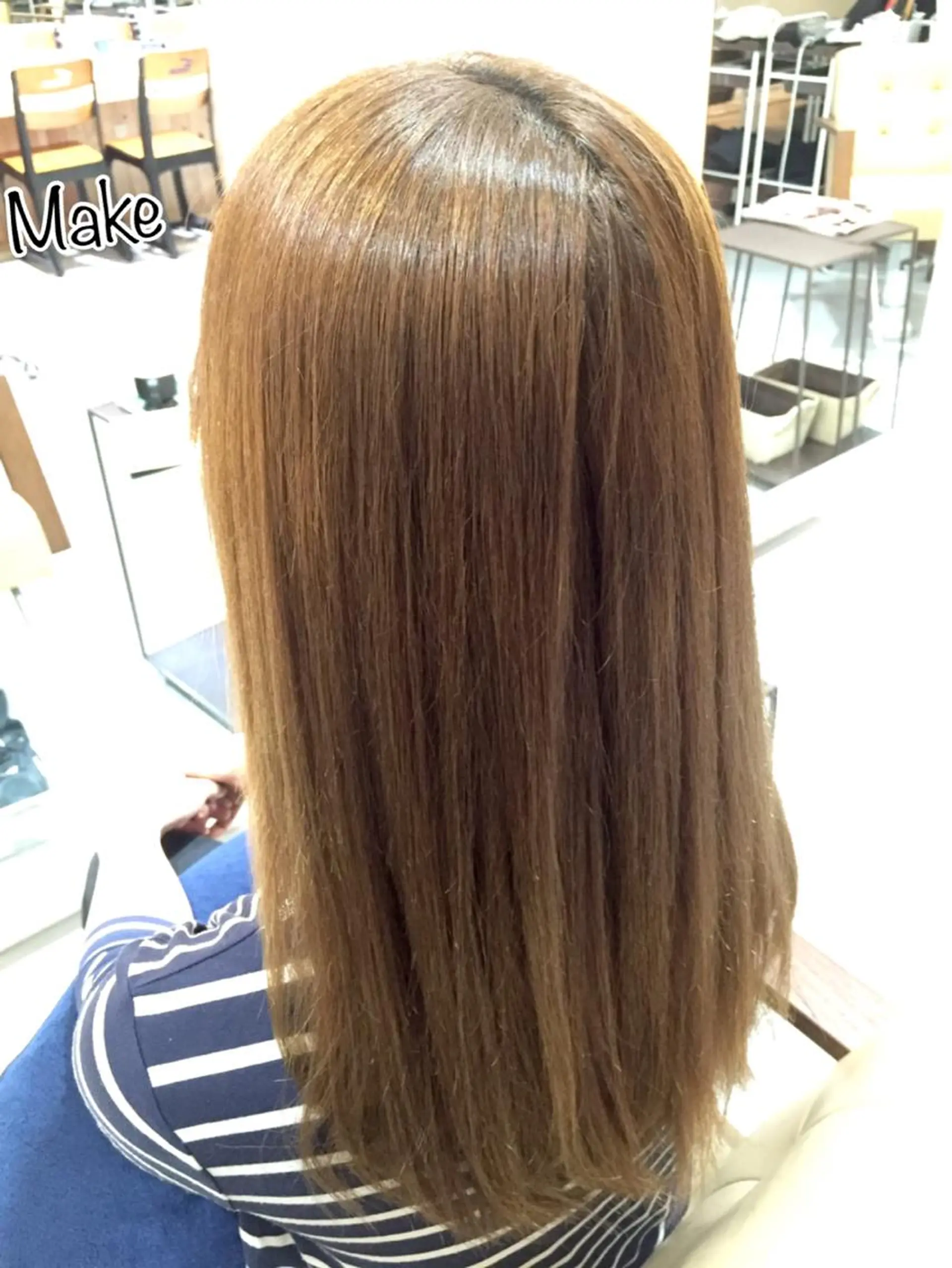 ミディアム セミロング ロング カラー パーマ 小顔カット✨ 透明感カラーのヘアスタイル