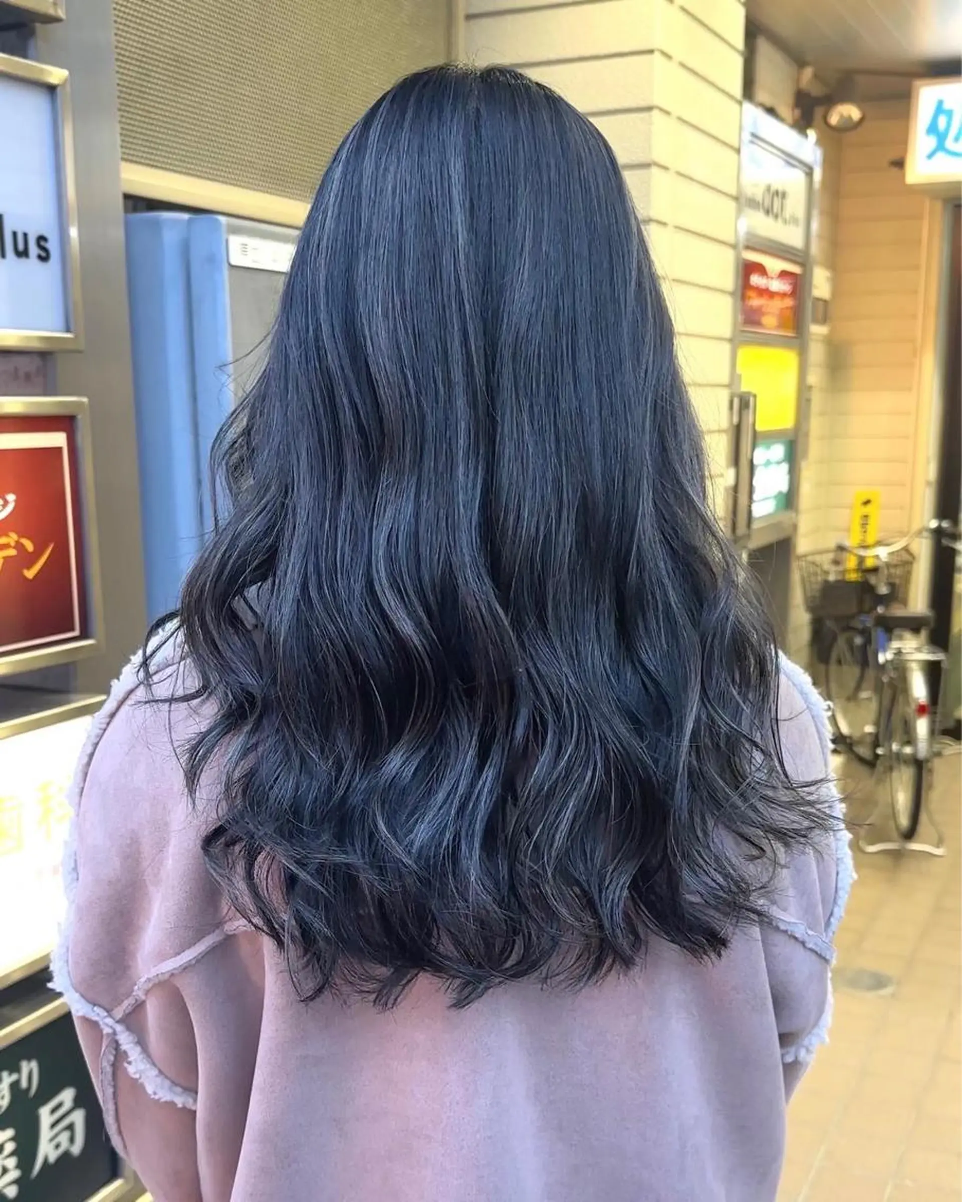 ロング カラー ハイライトカラー ハイライト 【透明感カラー‎✨】 中島日菜のヘアスタイル