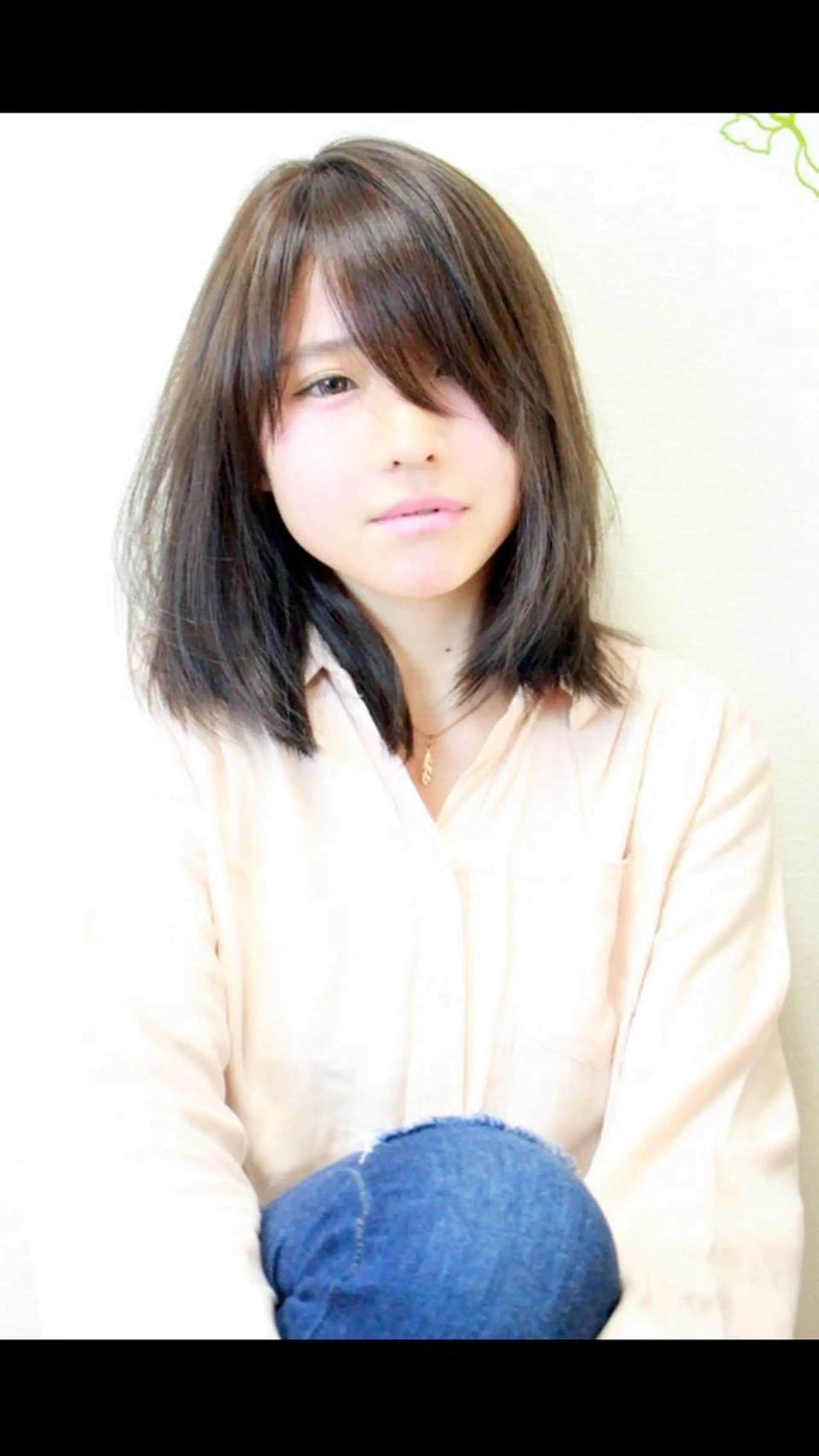 ミディアム 柴田 陽平のヘアスタイル