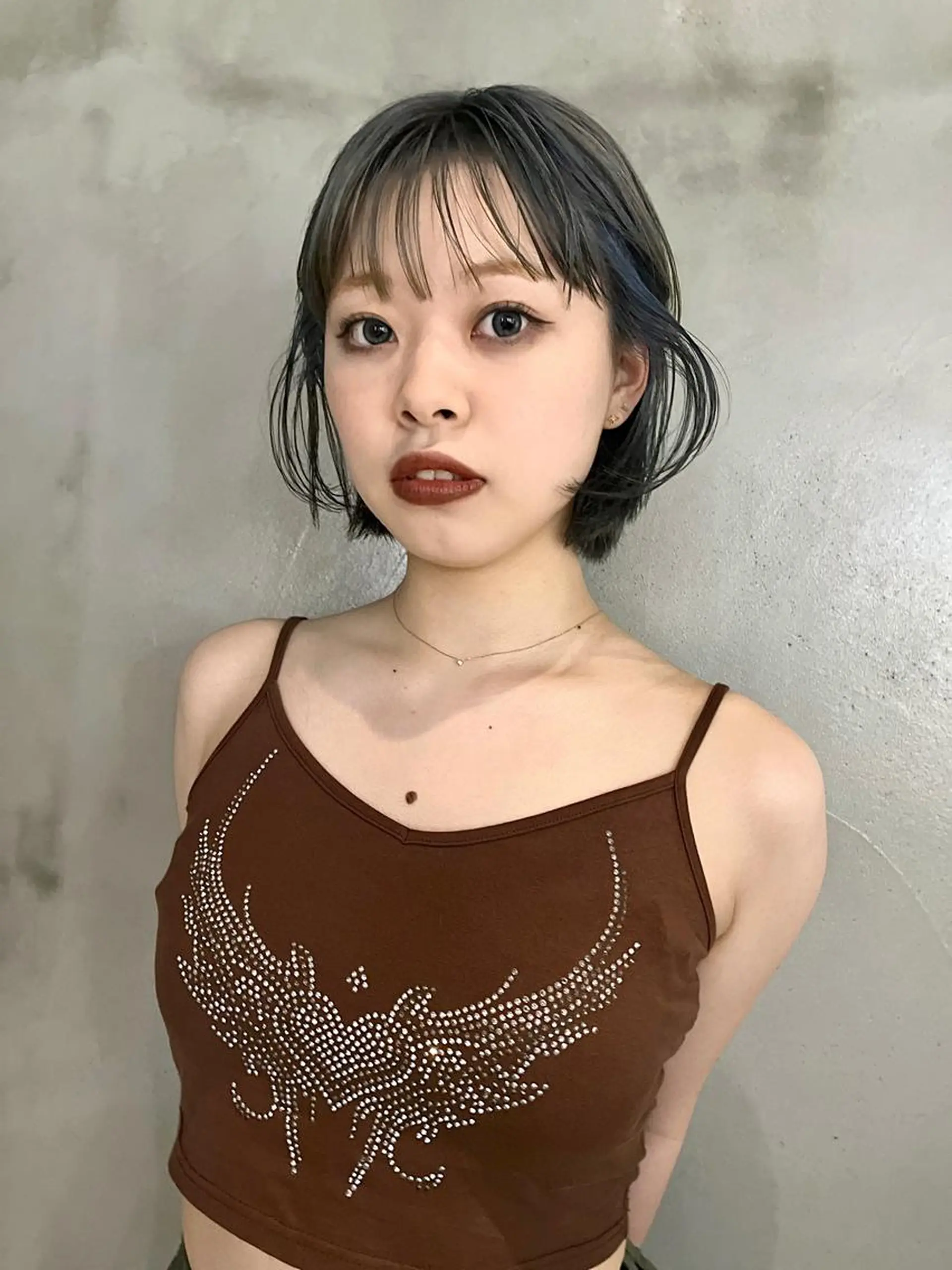 ショート カラー 田中 里奈のヘアスタイル