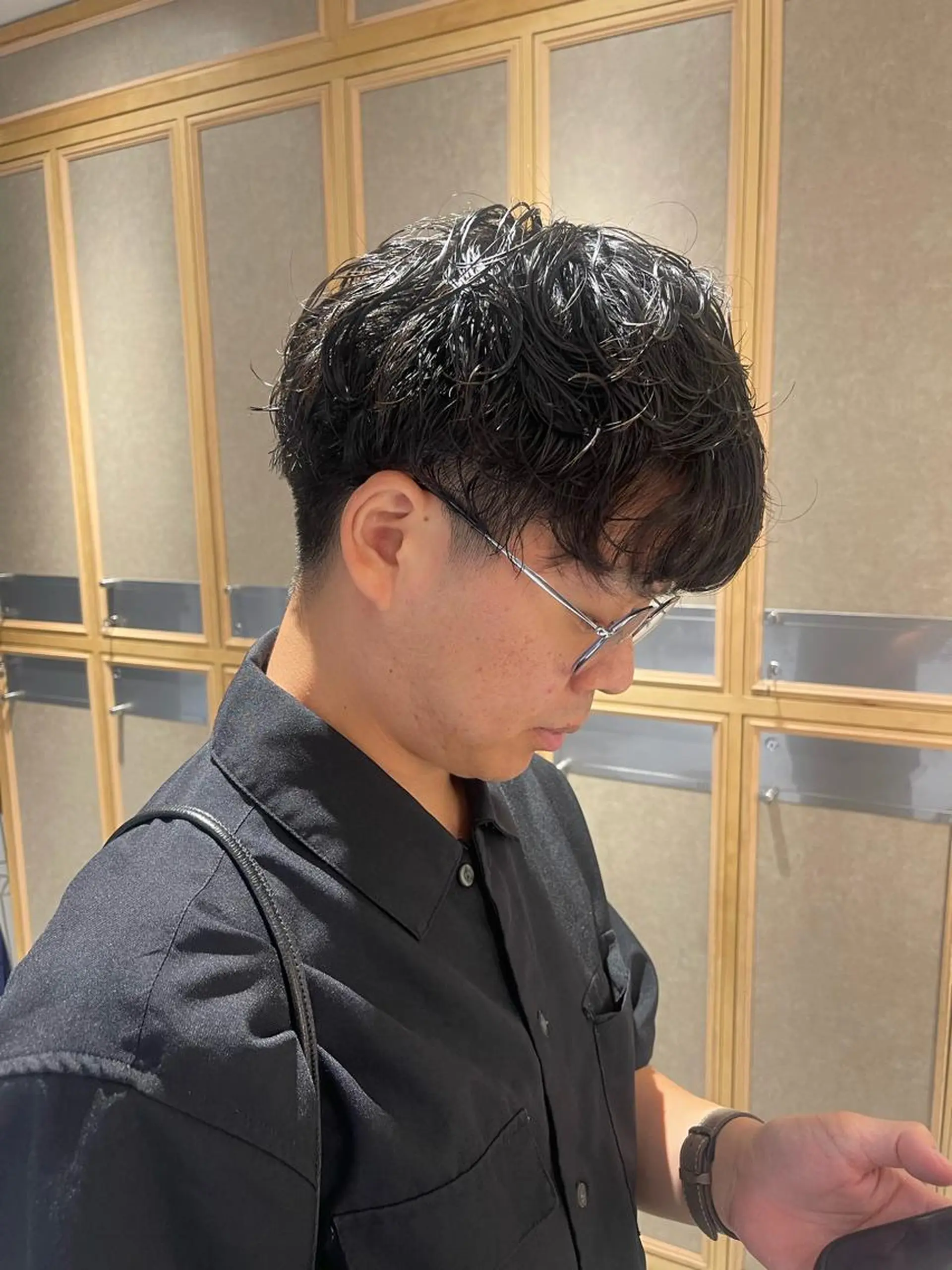 ショート ラベンダー/レイヤー スタイル🤎mamiのヘアスタイル