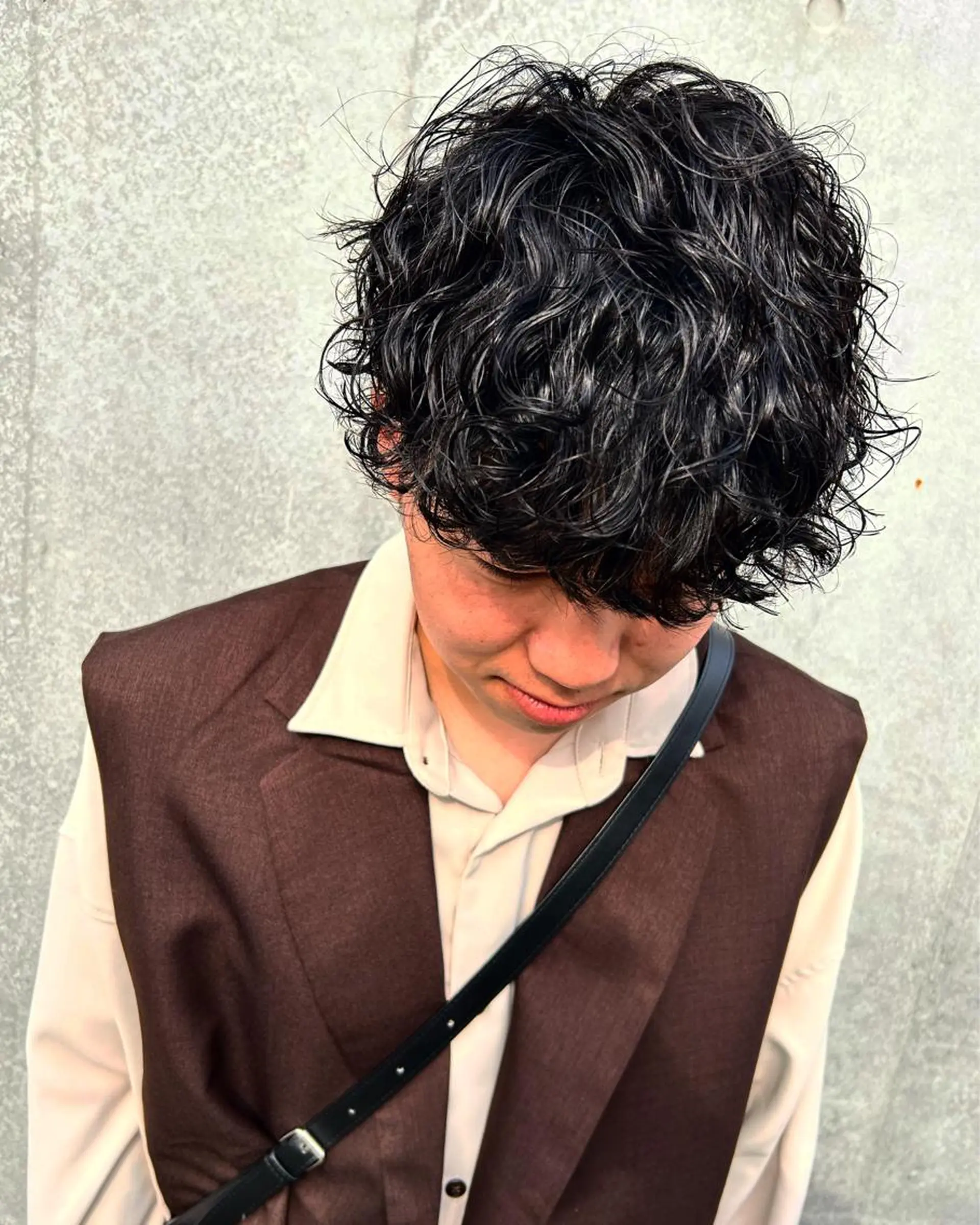 パーマ メンズ メンズパーマ スパイラルパーマ カット ヘアカラー men's salon SOL所属・TAIYO帯広/ メンズパーマ/波巻きのヘアスタイル