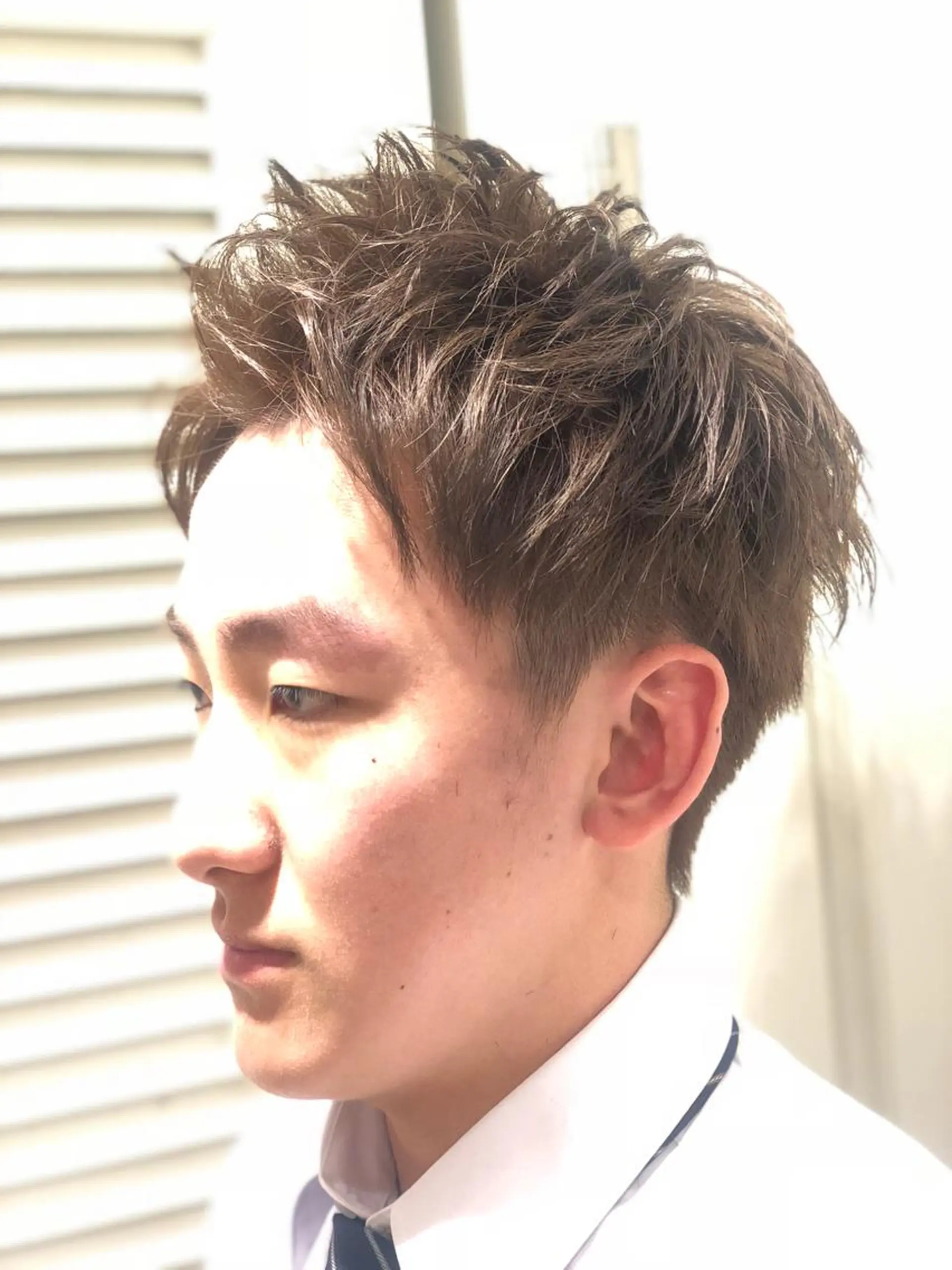 ショート アッシュ ヘアカラー ⭐️店長　藤野 正博⭐️のヘアスタイル