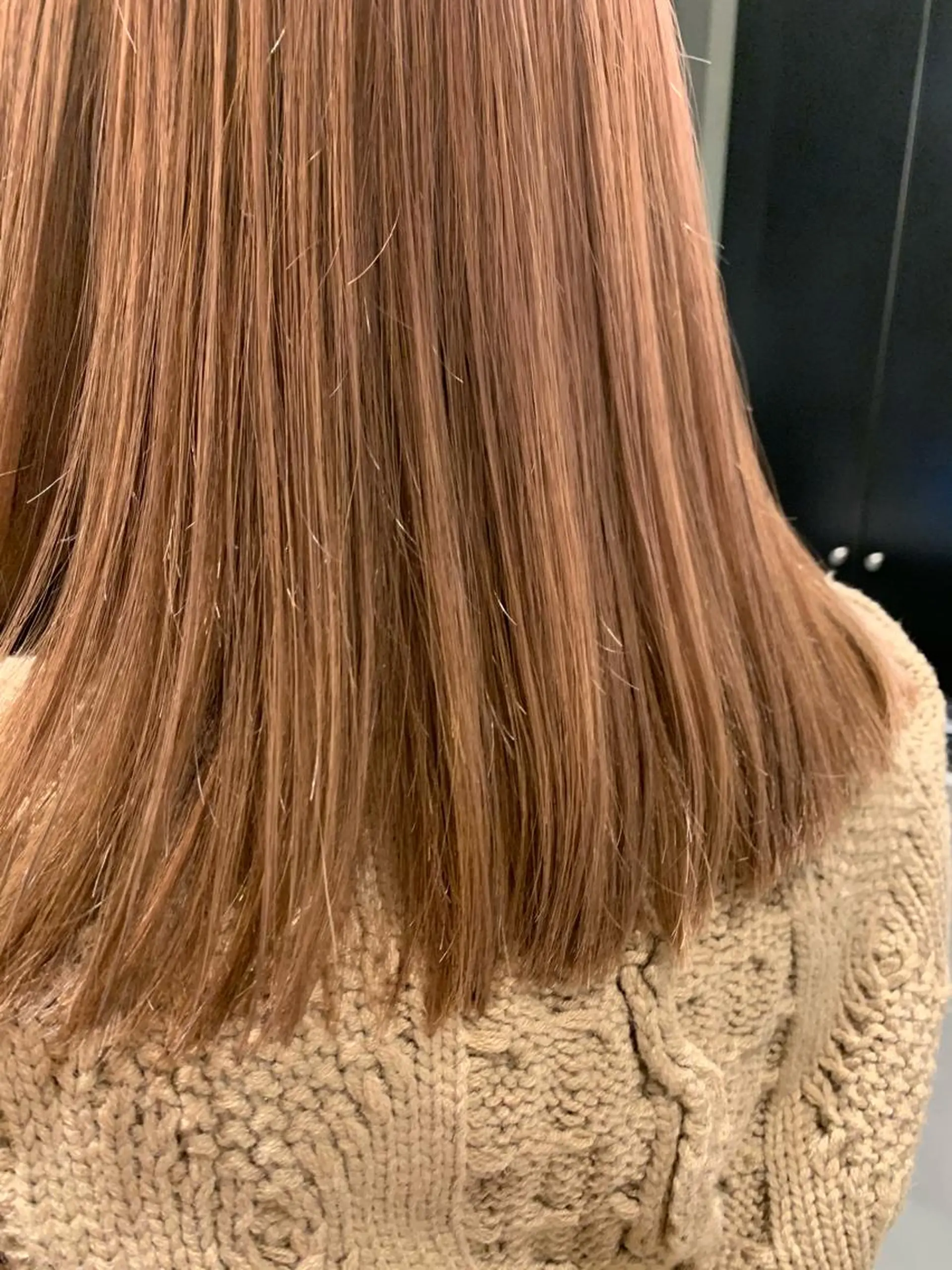 ミディアム カラー ベージュカラー ピンクカラー ピンクベージュ SHEA/ショート 似合わせ/大野和恵のヘアスタイル