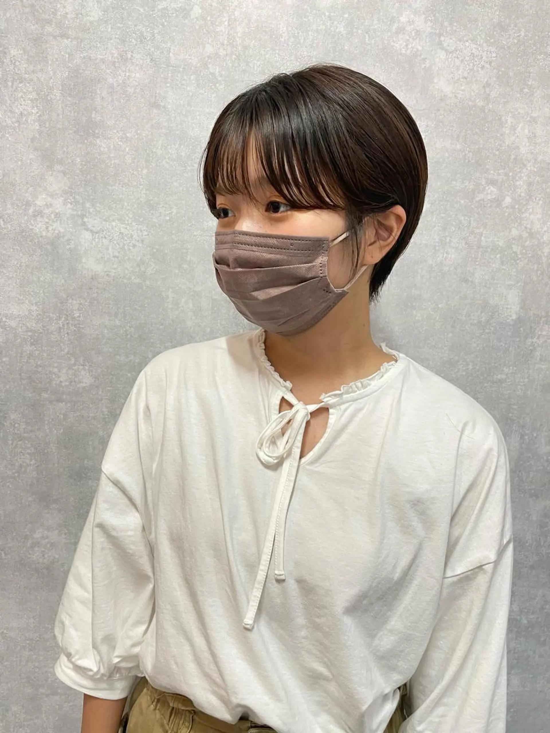 ショート 切りっぱなしボブ ショートボブ ハンサムショート 丸みショート アッシュ カット トリートメント C’LD hair  produce /シールドヘア所属・モテ髪/ボブ/ショー ト/アダチフウトのヘアスタイル