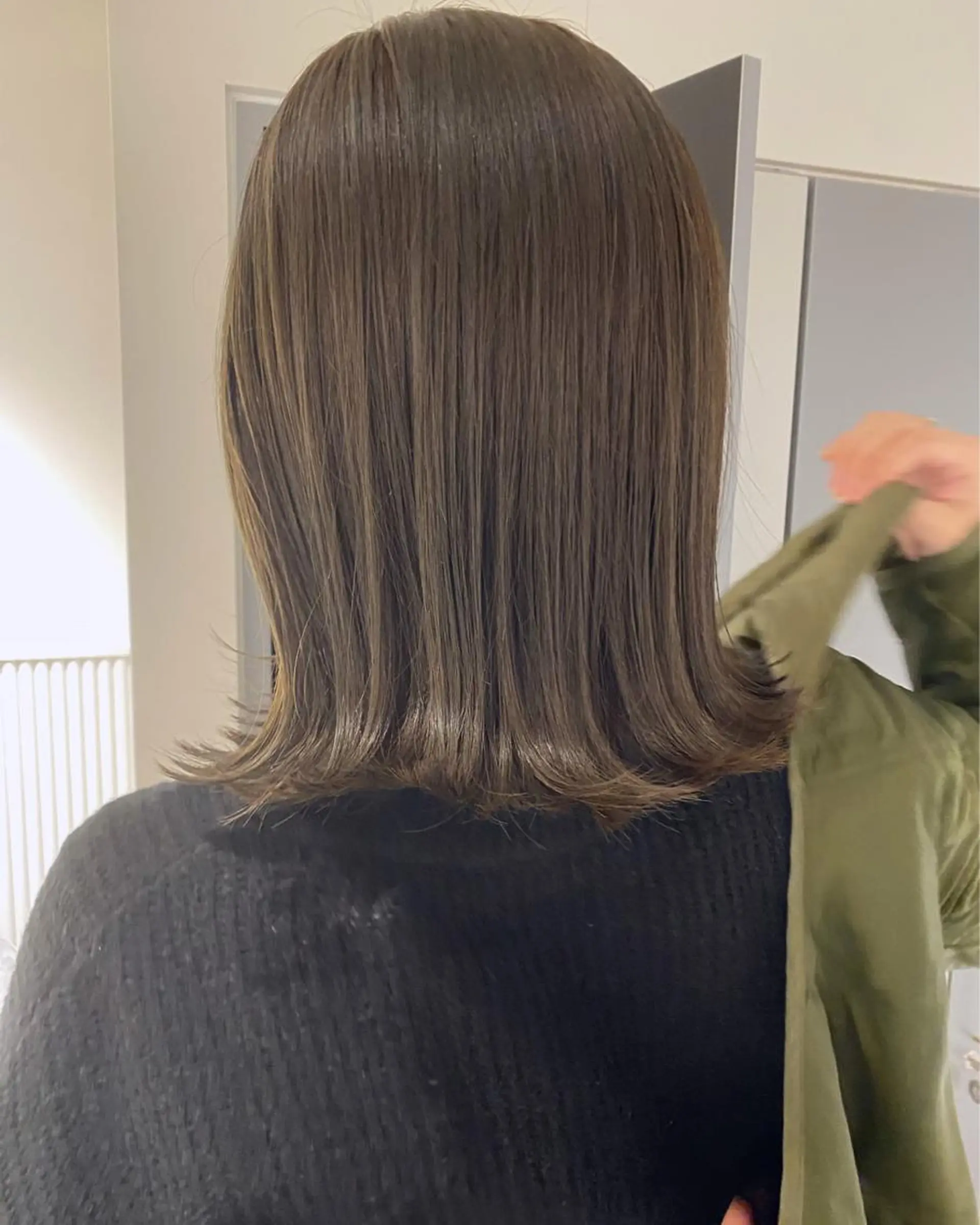 ミディアム カラー ヘアカラー トリートメント LOVESTOIKE 堂本のヘアスタイル