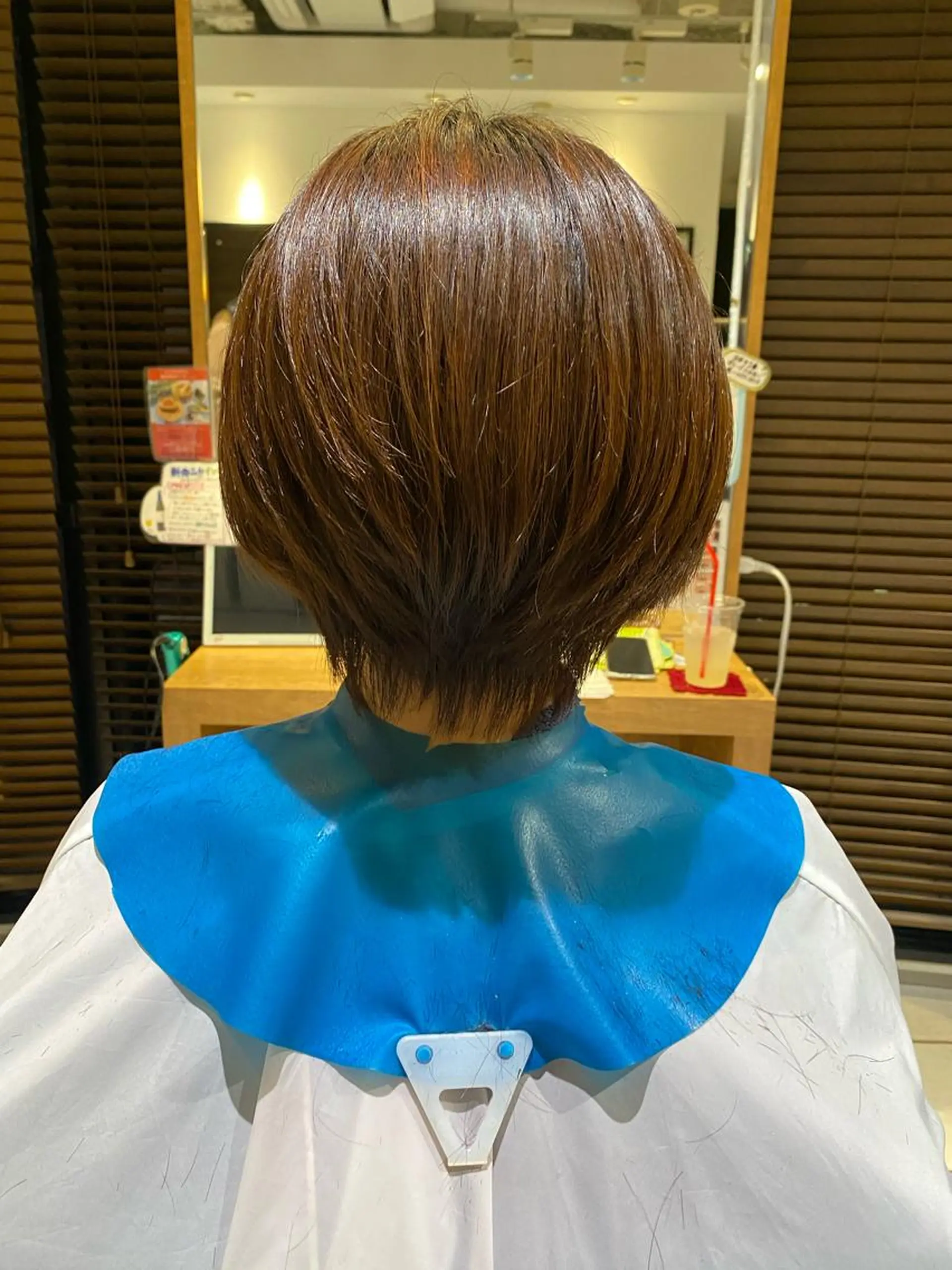 ショート ノンダメージ⭐️ 透明感カラー中田七菜のヘアスタイル