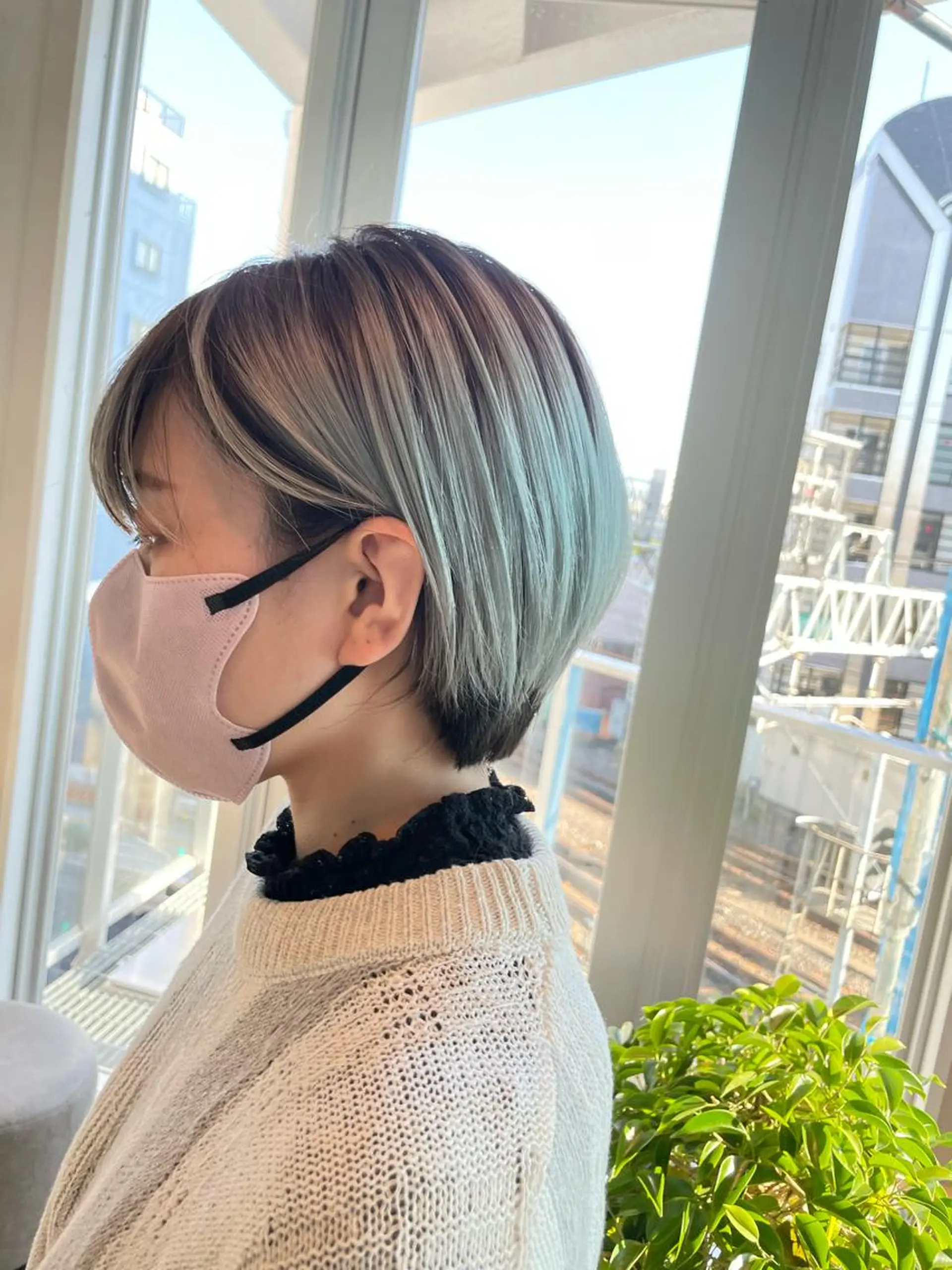 ショート カラー カット ヘアカラー トリートメント ✨髪質改善/ブリーチ /ショート高山のヘアスタイル