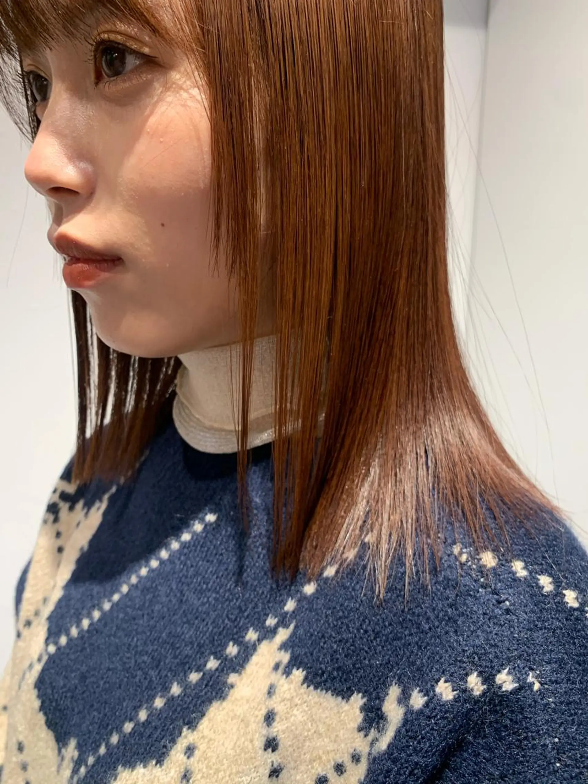 ミディアム カラー AO所属・RISAKO 艶髪モテヘア🎀府中のヘアスタイル