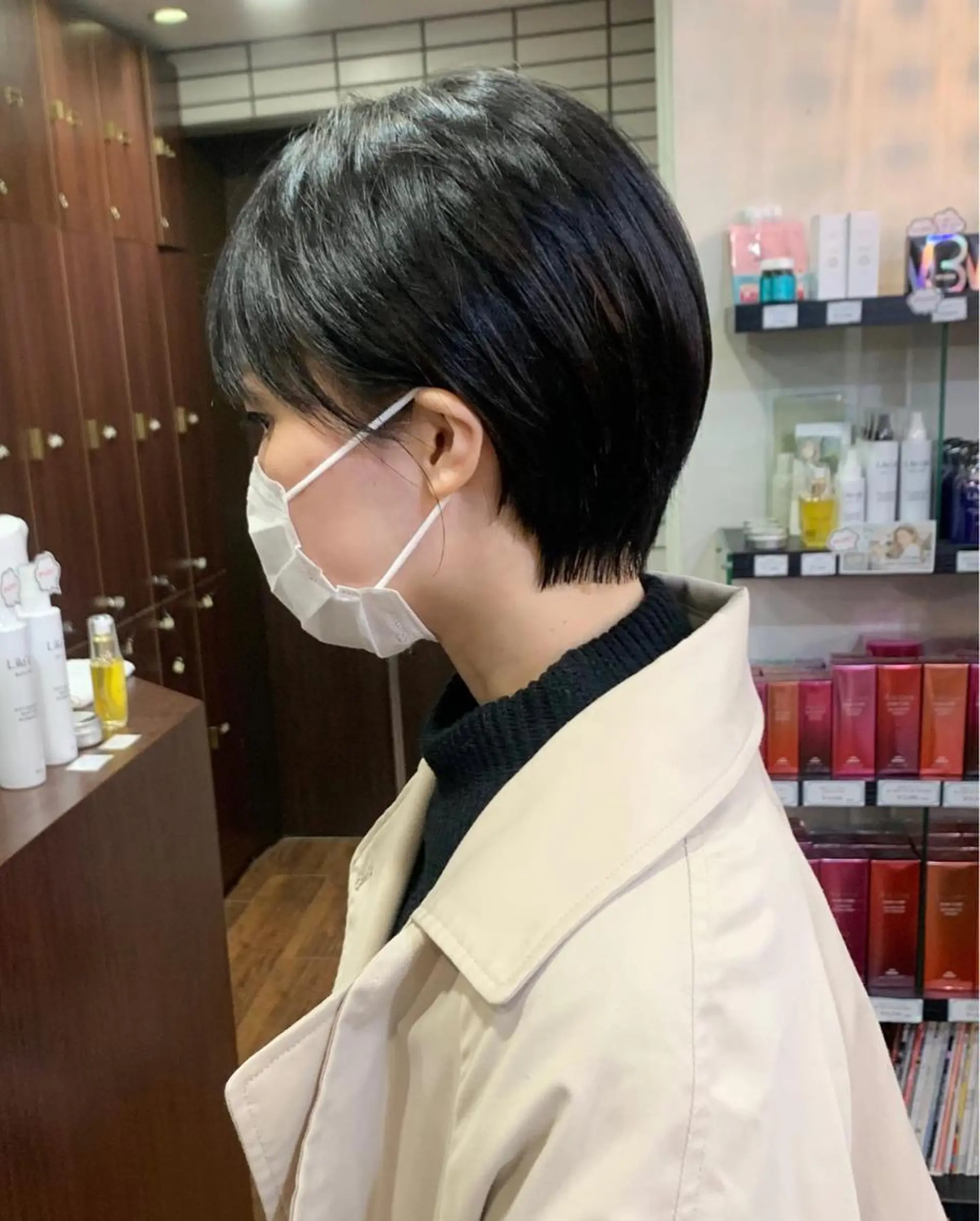 ショート 縮毛矯正/ショート/ レイヤー/畑中正敏のヘアスタイル