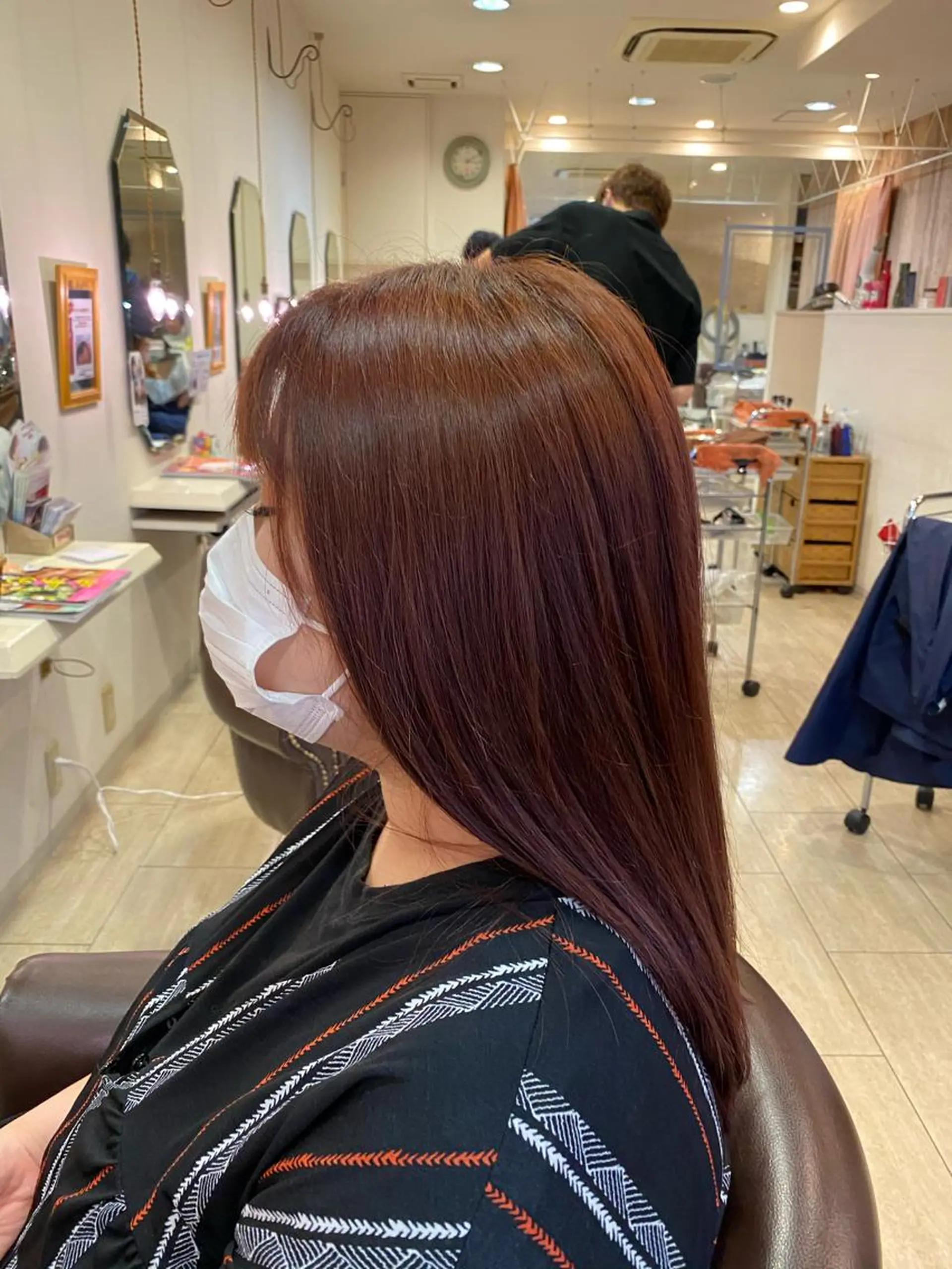 セミロング カラー アンプヘアー  西京極店所属・unpeuhair/ 宮岡　光希のその他イメージ