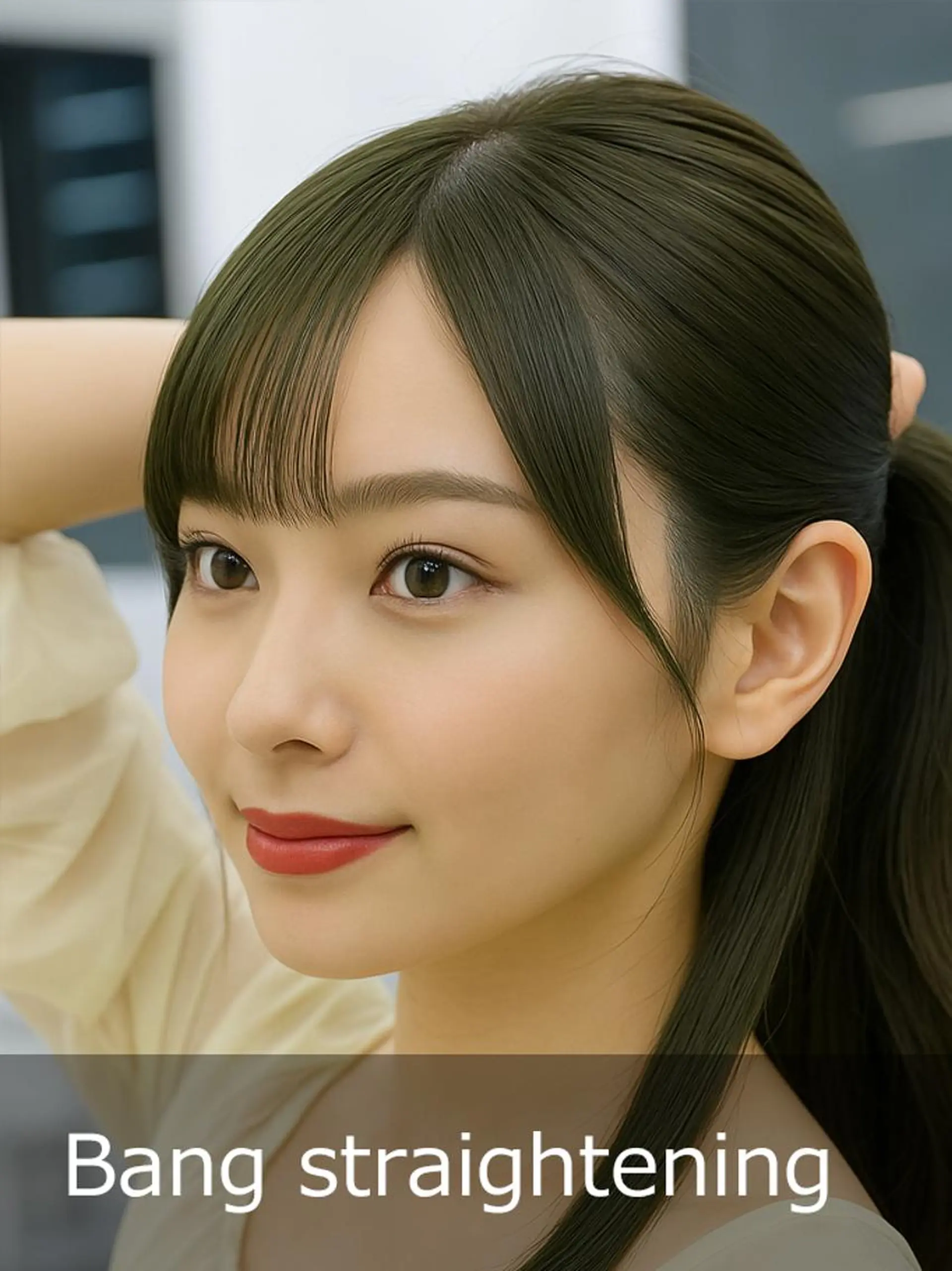 セミロング 岡戸 颯良のヘアスタイル