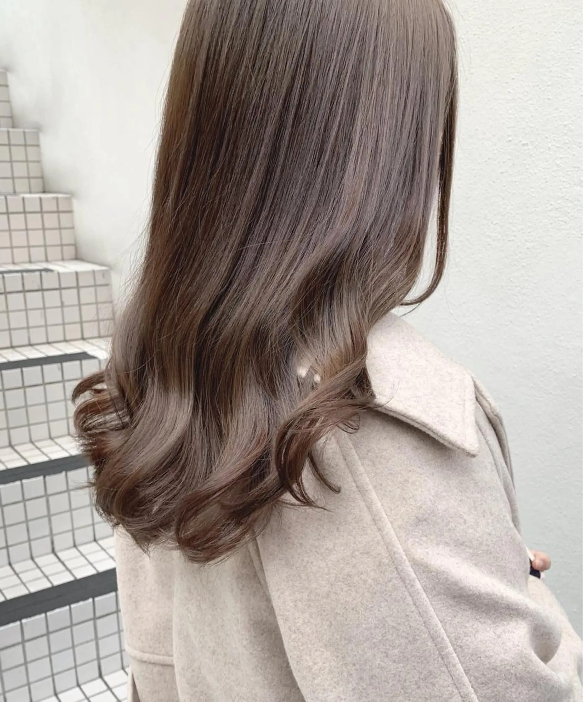 ロング カラー カット ヘアカラー トリートメント 樫原裕二 /柔らかいカラーのヘアスタイル