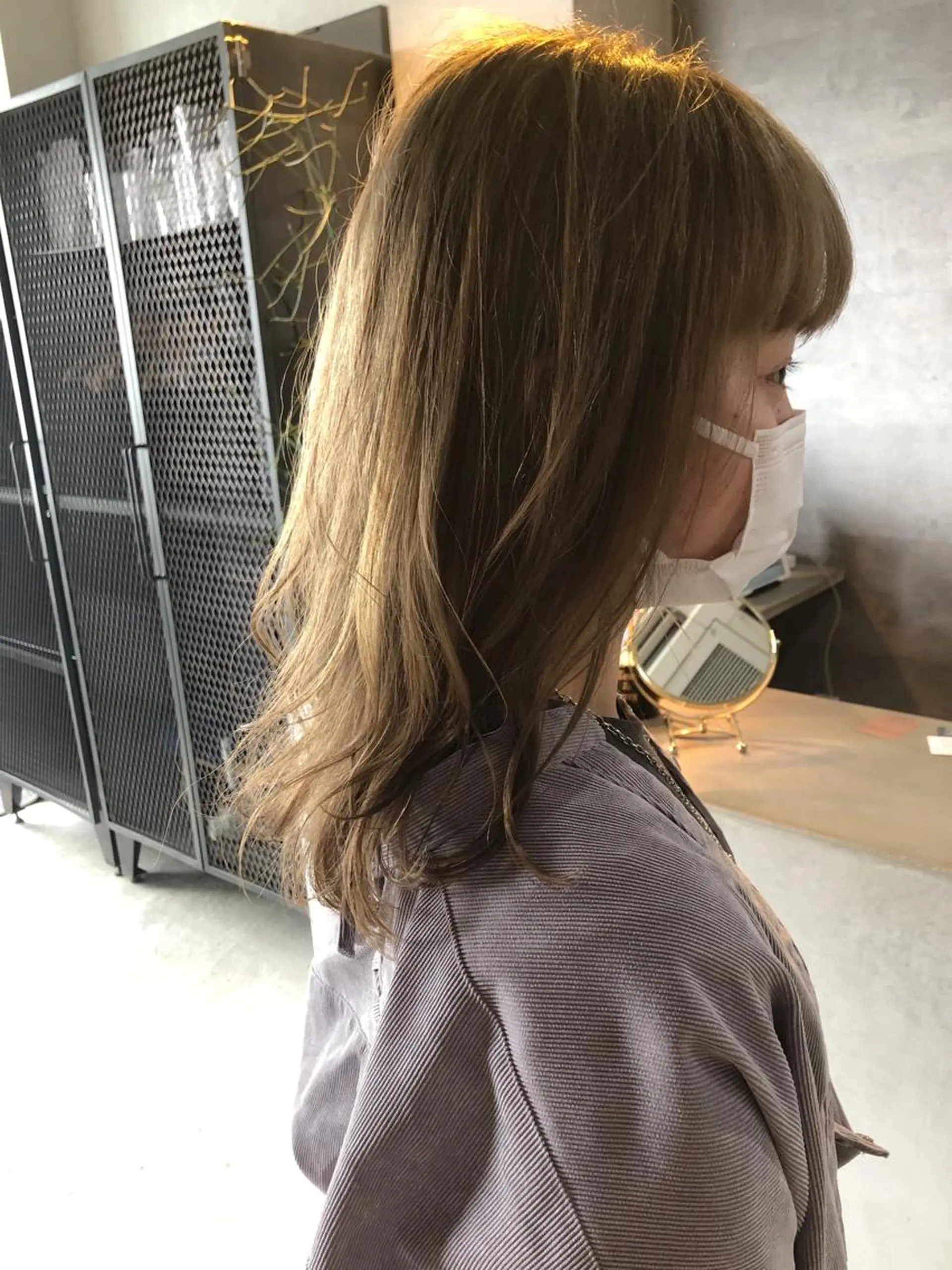 ミディアム カラー ヘアカラー トリートメント 倉家 聖のヘアスタイル