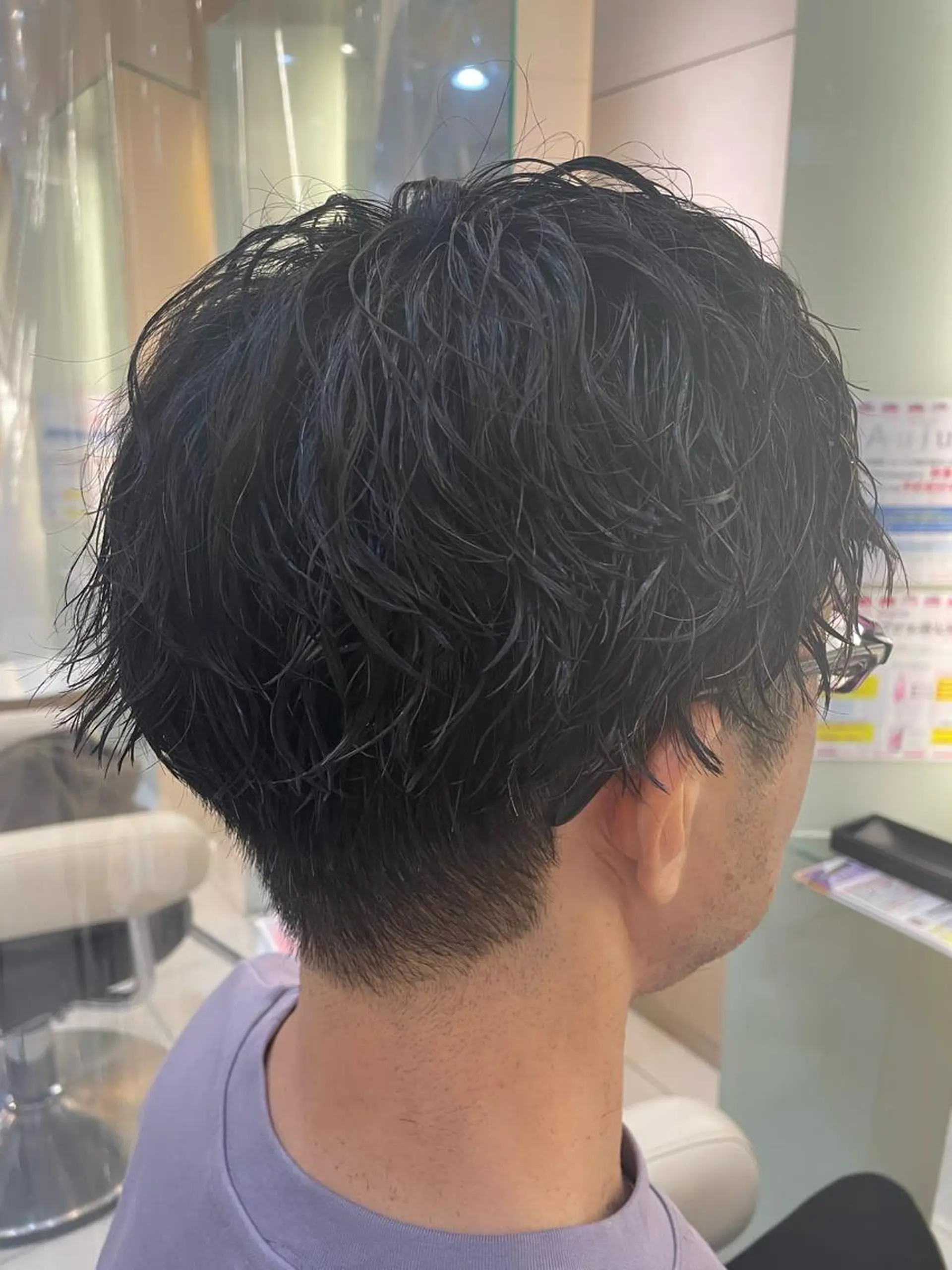 ショート パーマ メンズ カット パーマ リリー /Men's/パーマのヘアスタイル