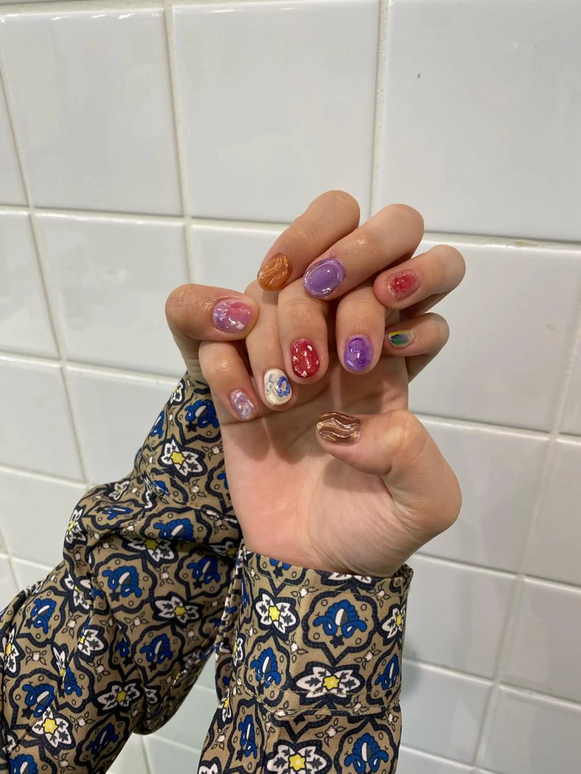 ネイル 【韓国ヘア・ネイル】 HINATA🍒のネイルデザイン