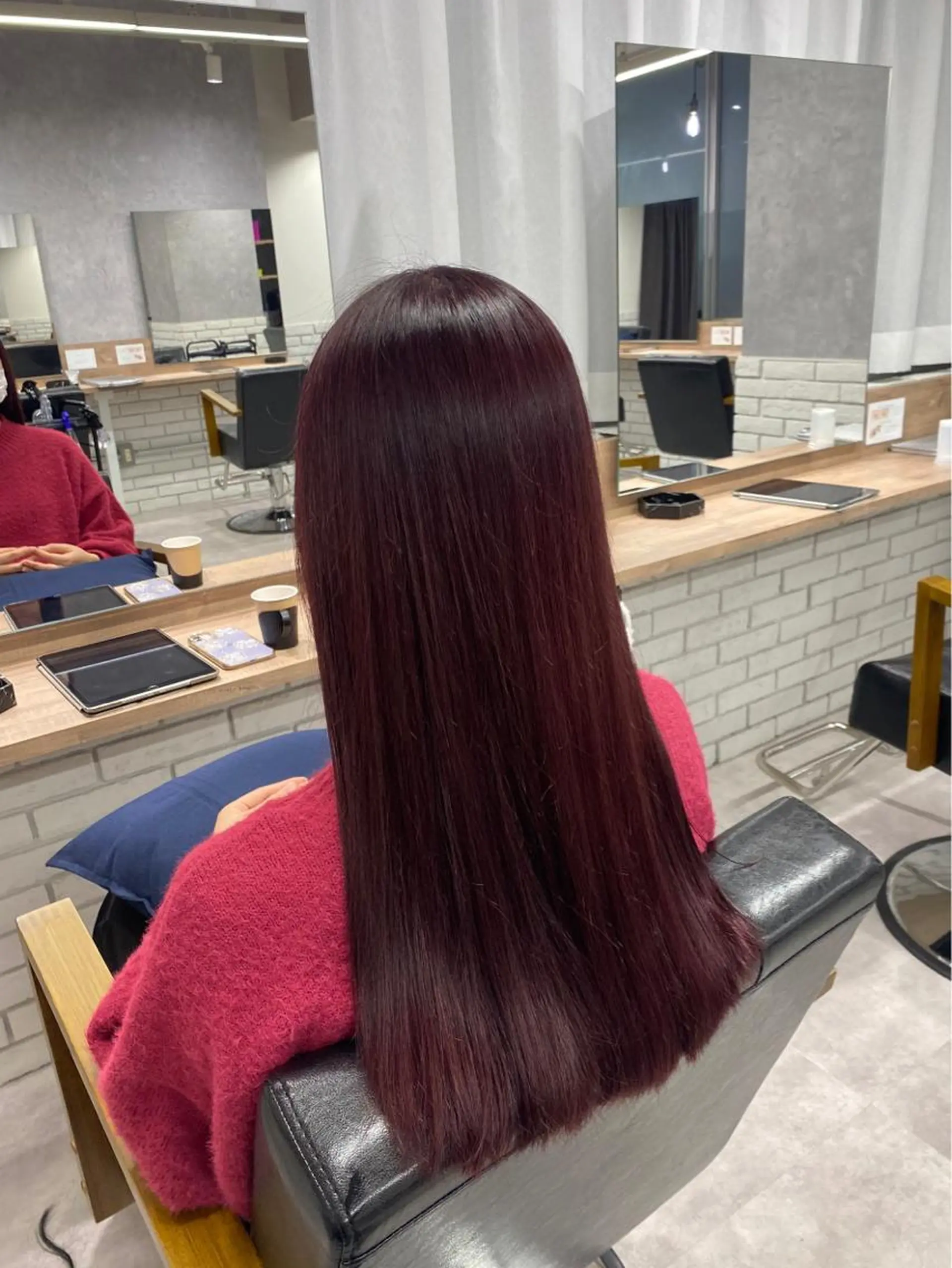 ロング カラー 髪質改善 Aimer 北千住店所属・akari/柔らか カラー/ヘアセット✦のヘアスタイル