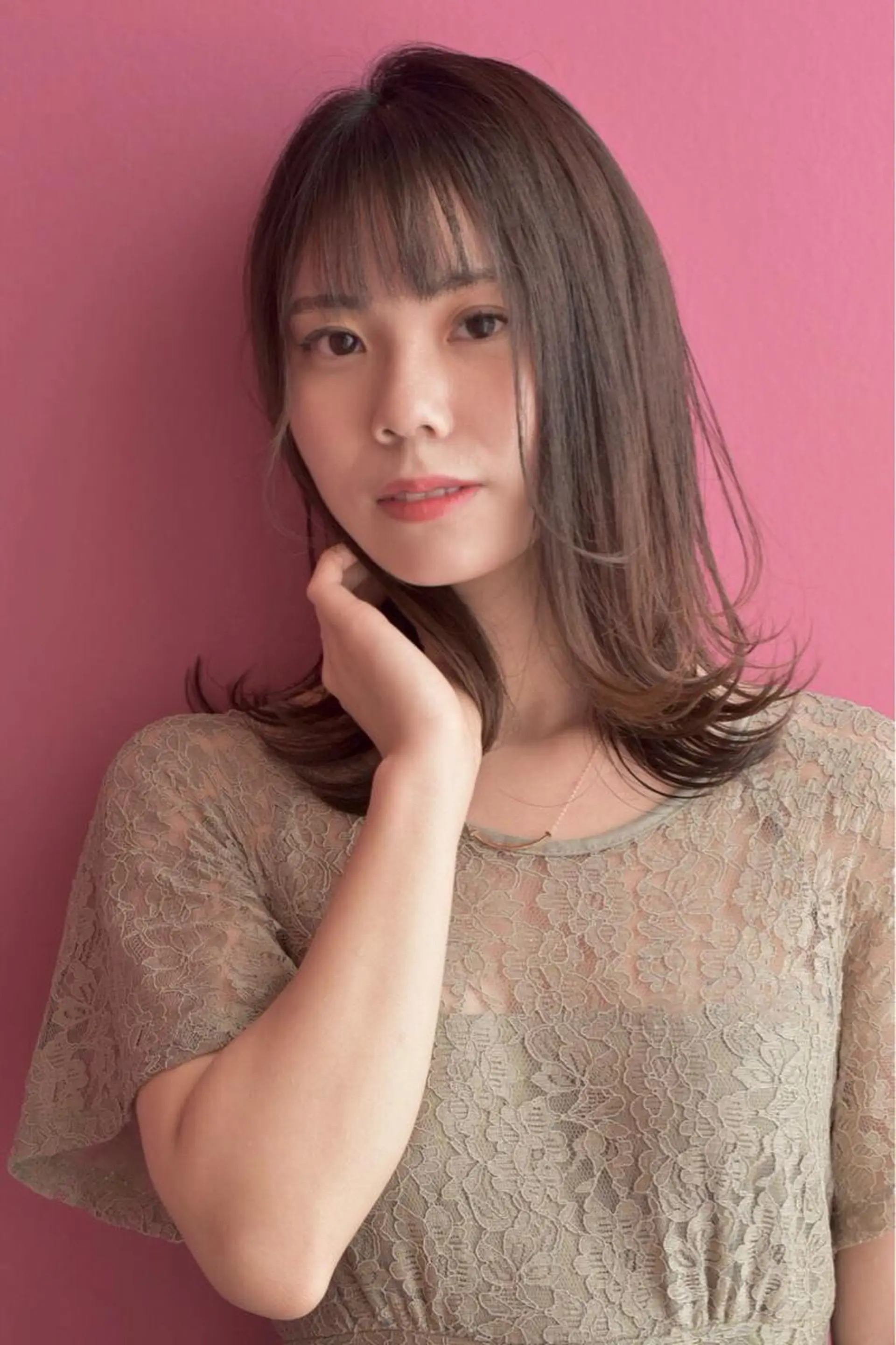 ミディアム カラー 外ハネヘア カット ヘアカラー トリートメント ✨髪質改善縮毛矯正✨ 宇田川修平のエステ・リラクイメージ