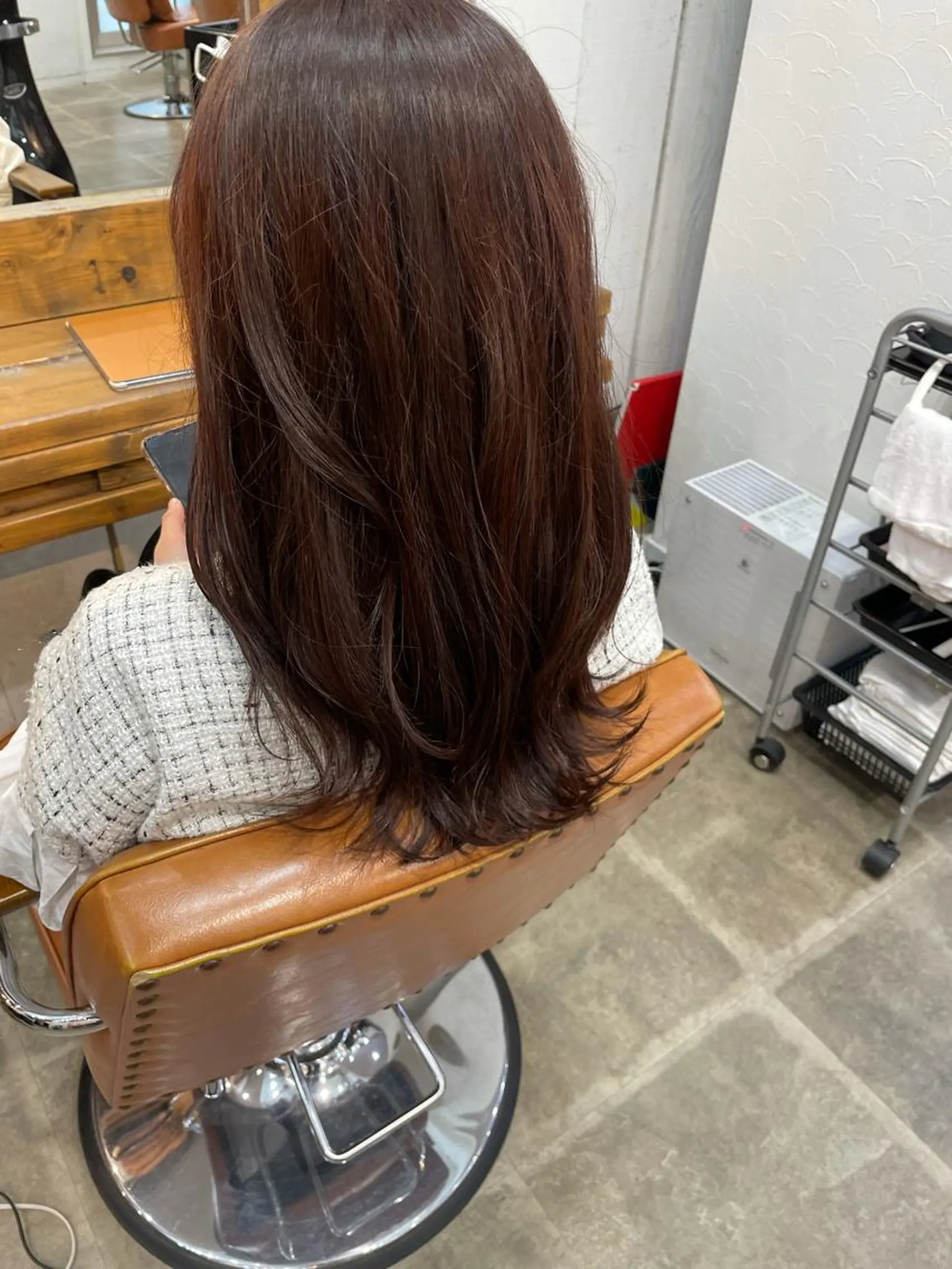 ロング カラー 松田 恋のヘアスタイル