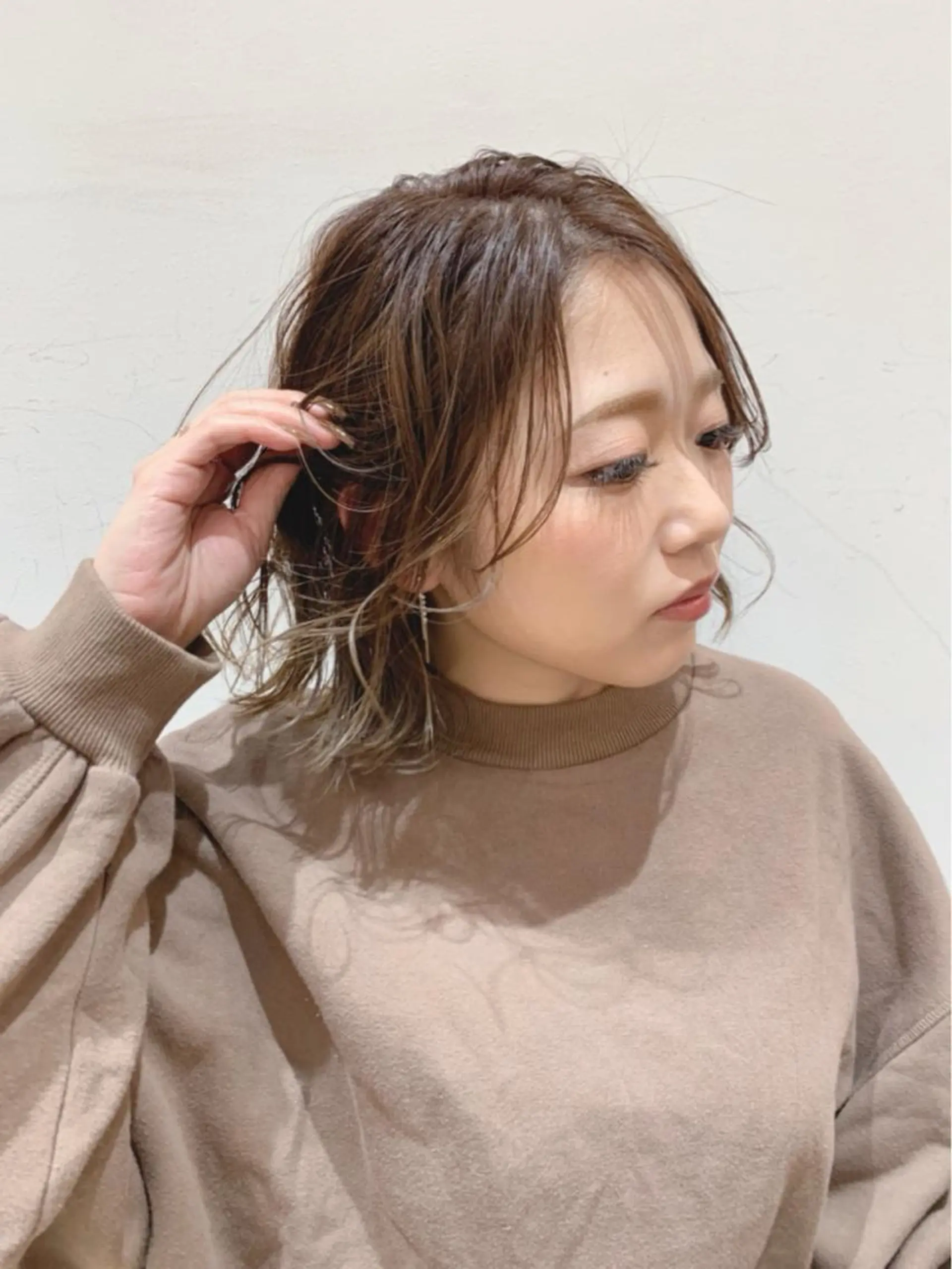 ミディアム diarスタイリスト 山田のヘアスタイル
