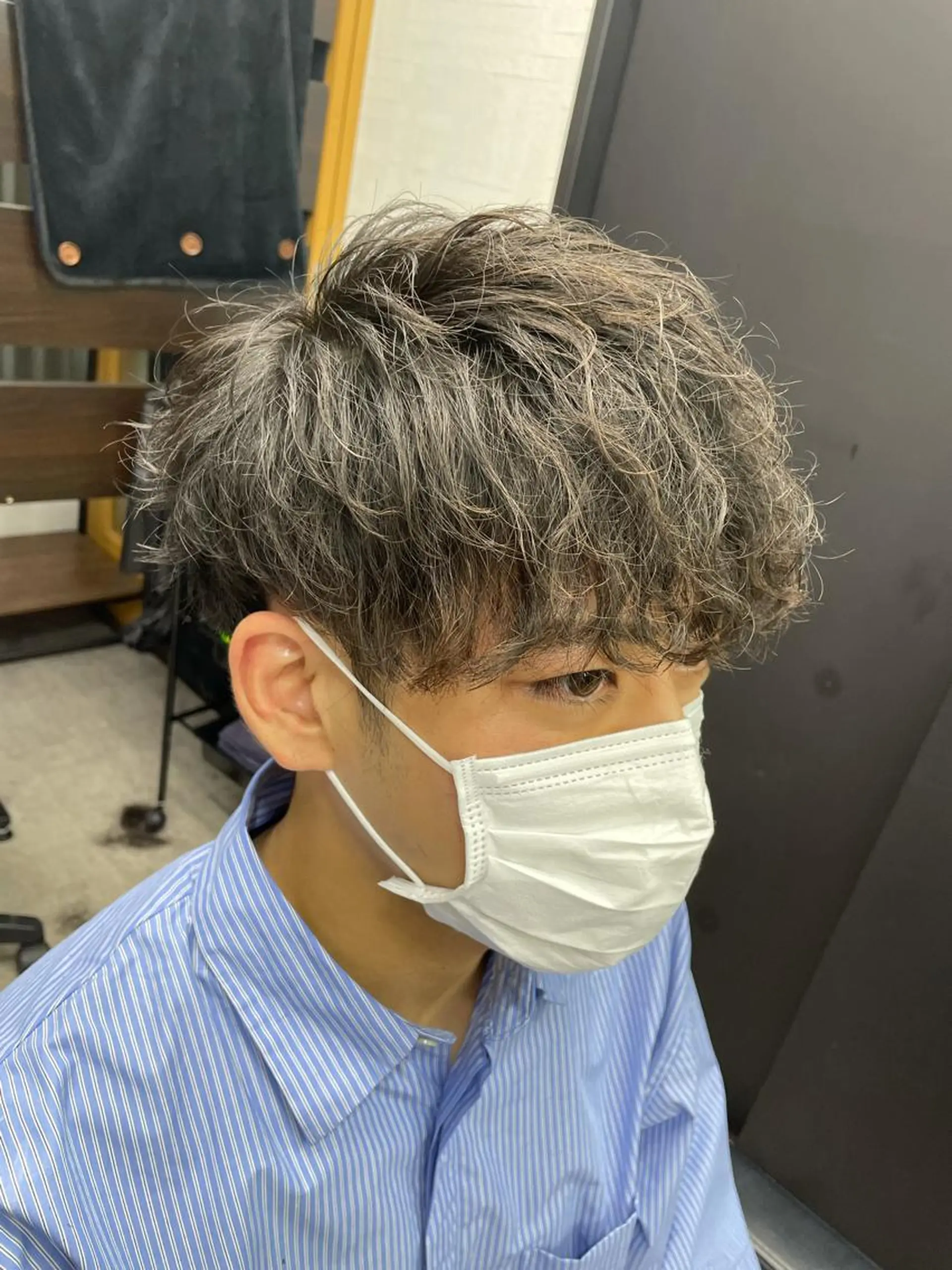 パーマ メンズ パーマ テラダ ココロのヘアスタイル