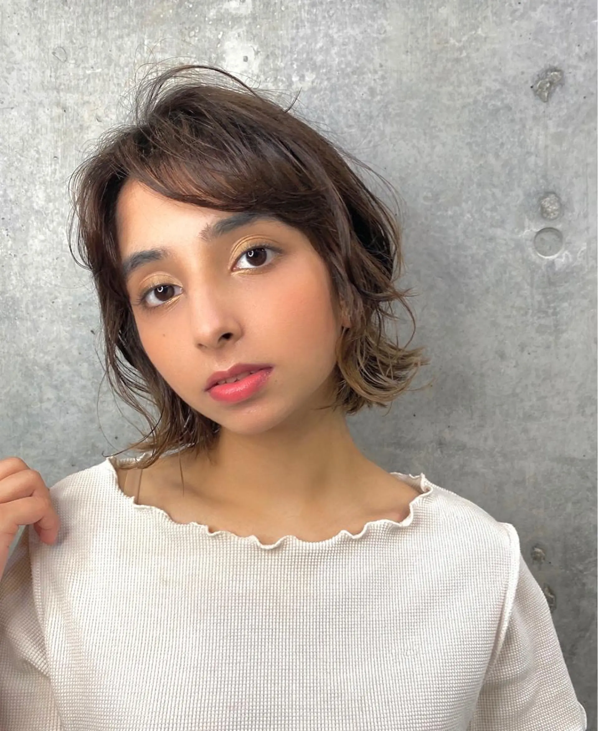 ショート カラー インナーカラー ボブ カット ヘアカラー トリートメント 愛されヘア♪ 大森春奈のヘアスタイル