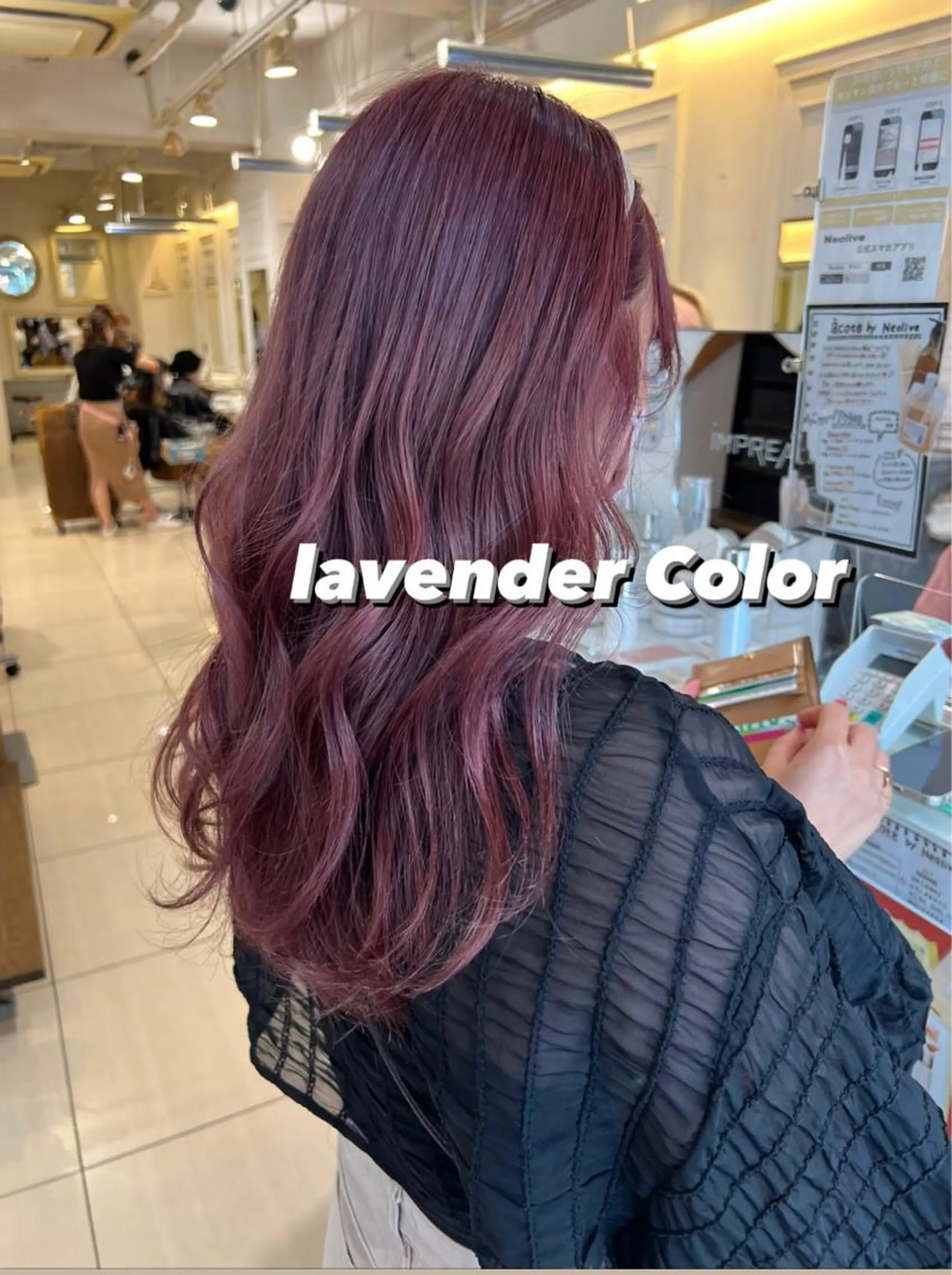 セミロング カラー ヘアアレンジ ヘアカラー トリートメント ハイトーンピンク🍑 ブリーチ🍑RINAのヘアスタイル