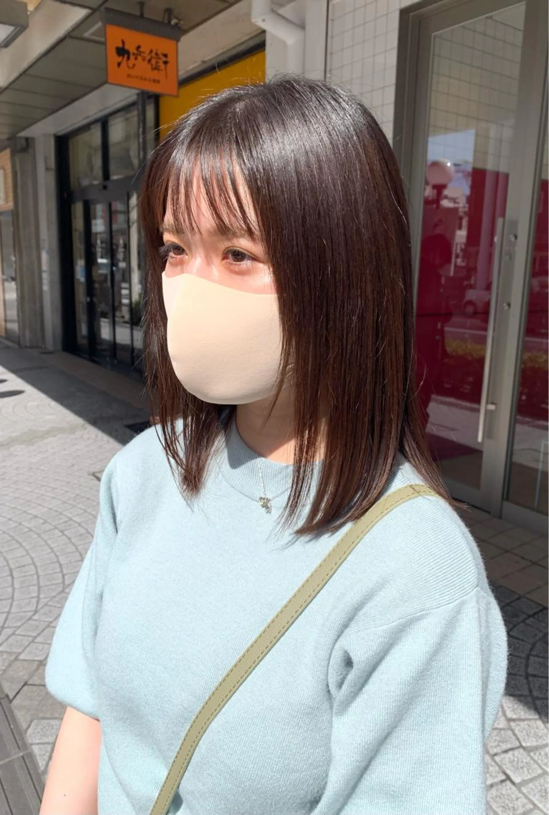 ミディアム みなもと ちはるのヘアスタイル