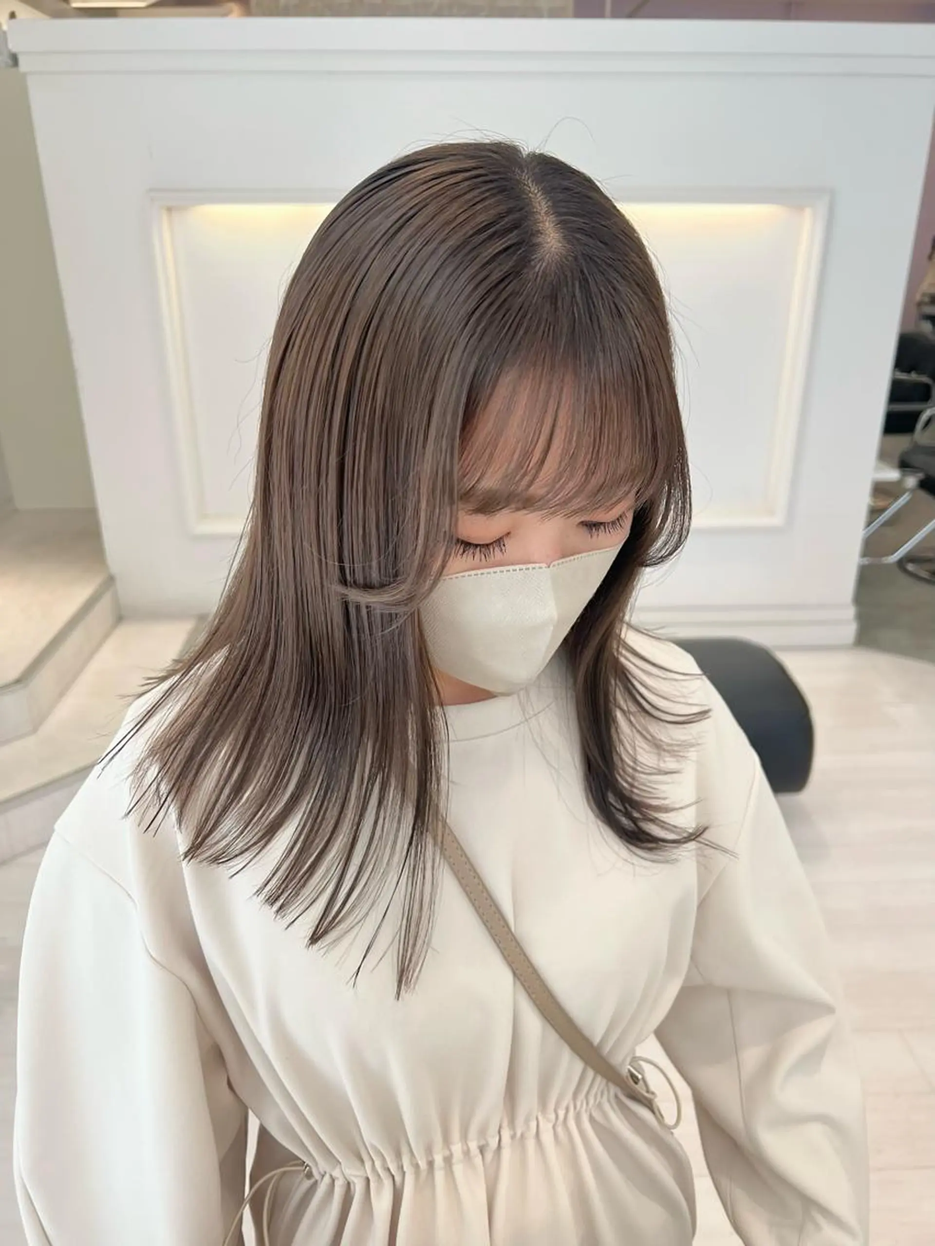 ミディアム カラー Parve  Mix /板野妃莉のヘアスタイル