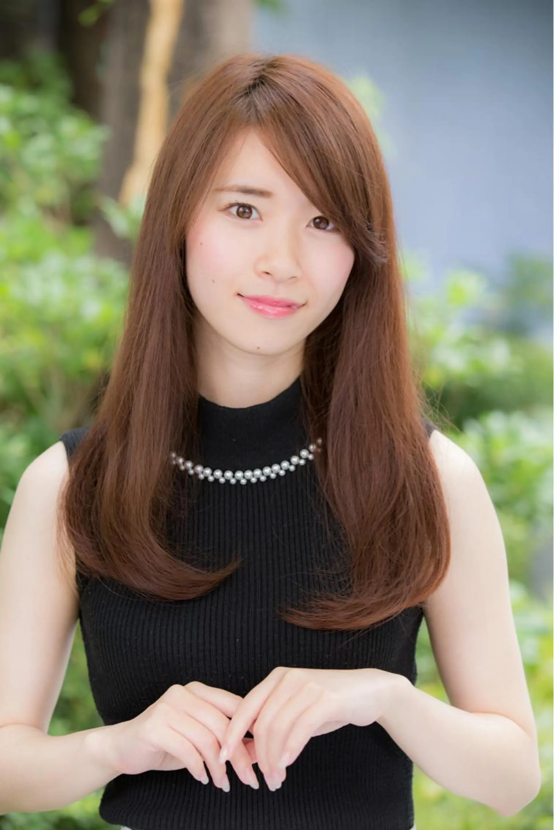 ロング チーフデザイナー 木部のヘアスタイル