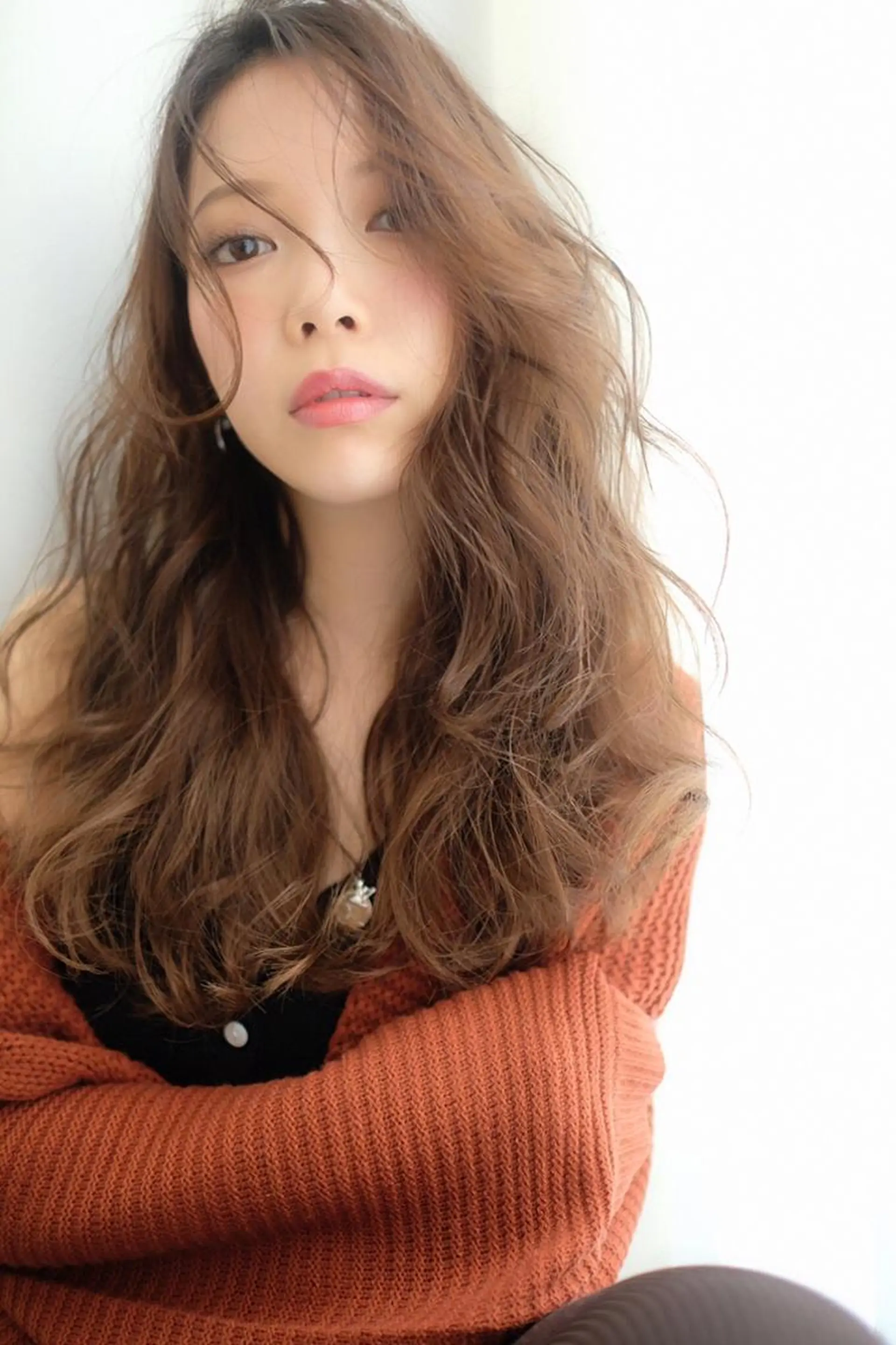 ロング カラー 酸性ストレート/ブリ ーチなし/中村 匠のヘアスタイル