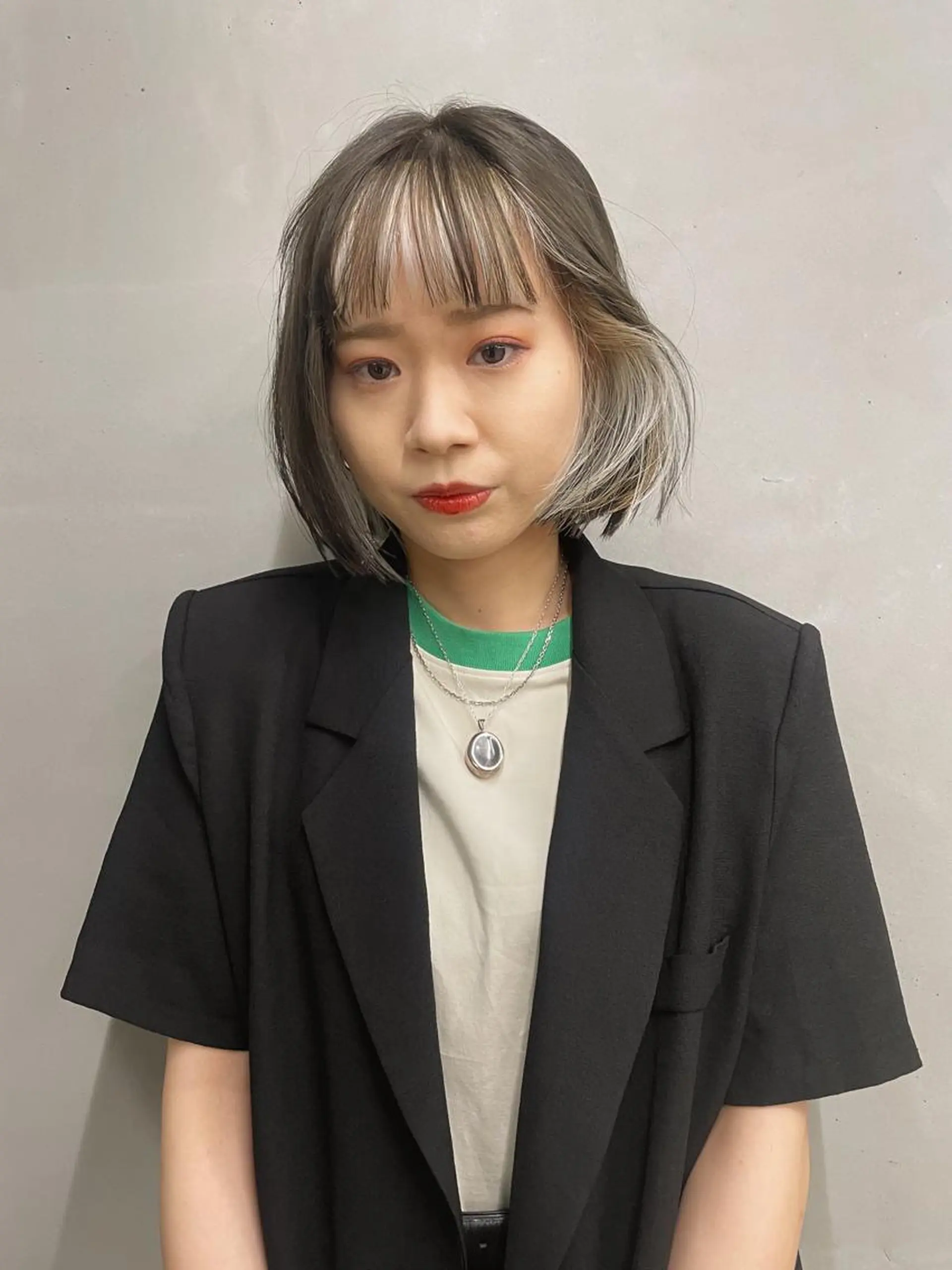 ショート カラー インナーカラー カット ヘアカラー トリートメント センスをお届けします 大谷将生INFPのヘアスタイル