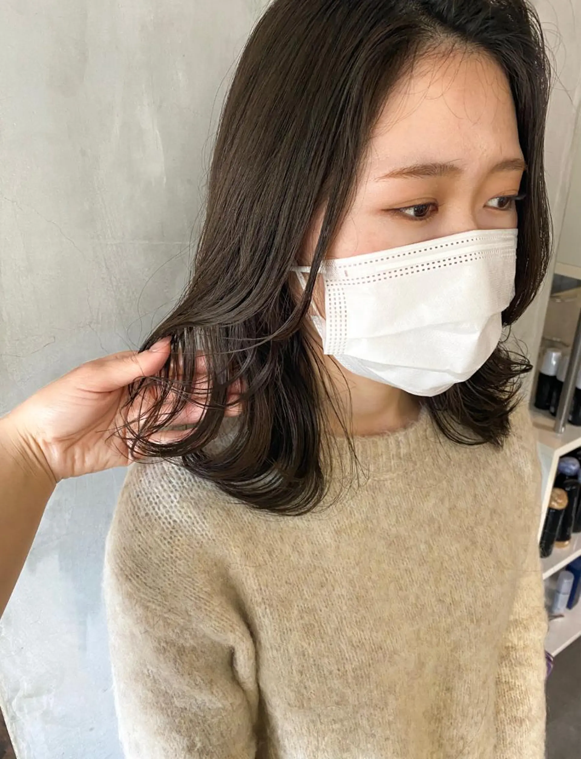 ミディアム カラー ヘアアレンジ stylist/蛯谷 珠里のヘアスタイル