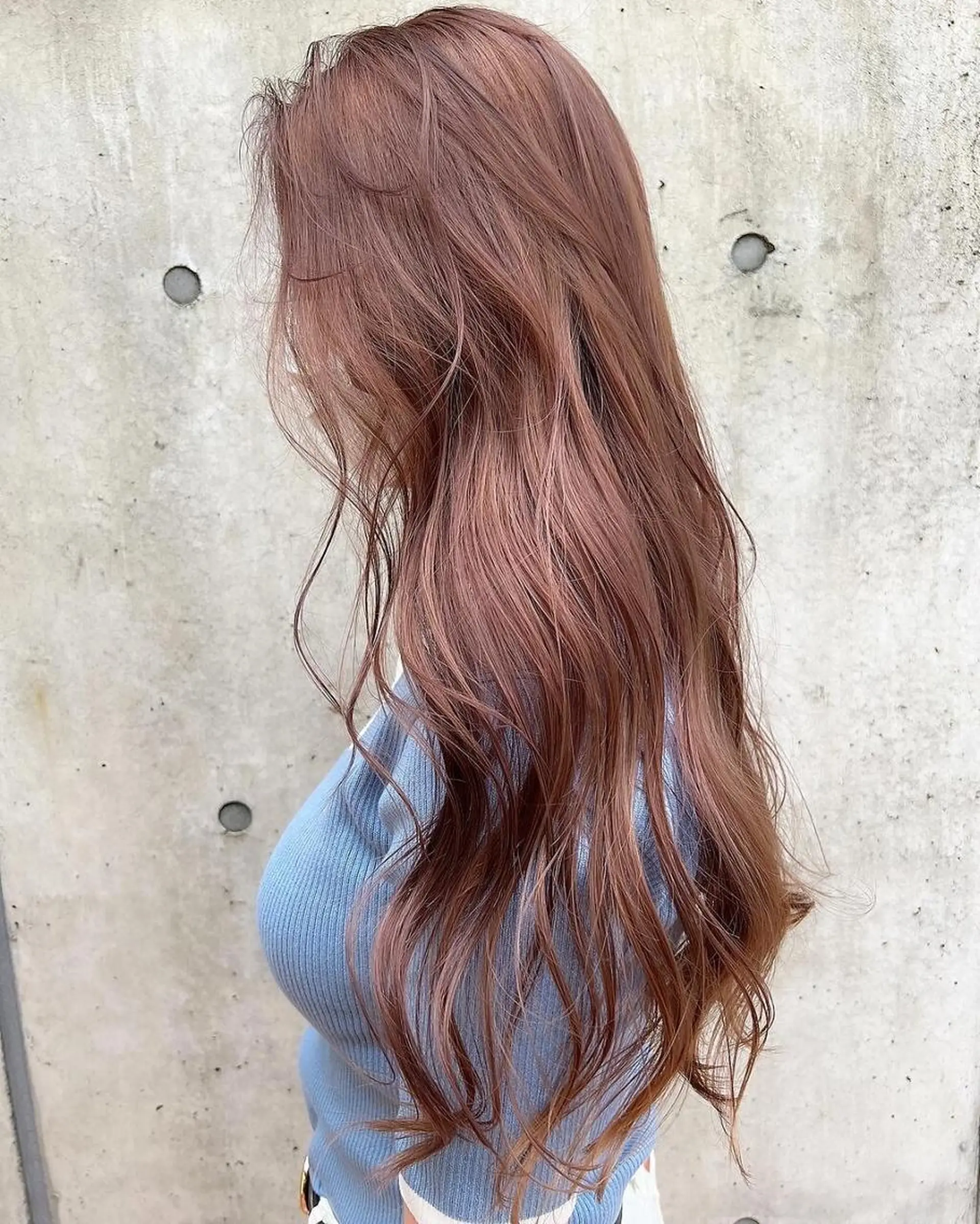 ロング カラー アディクシーカラー バレイヤージュ ブリーチ ケアブリーチ 透明感カラー ヘアカラー Grow by NYNY 打越裕樹のヘアスタイル