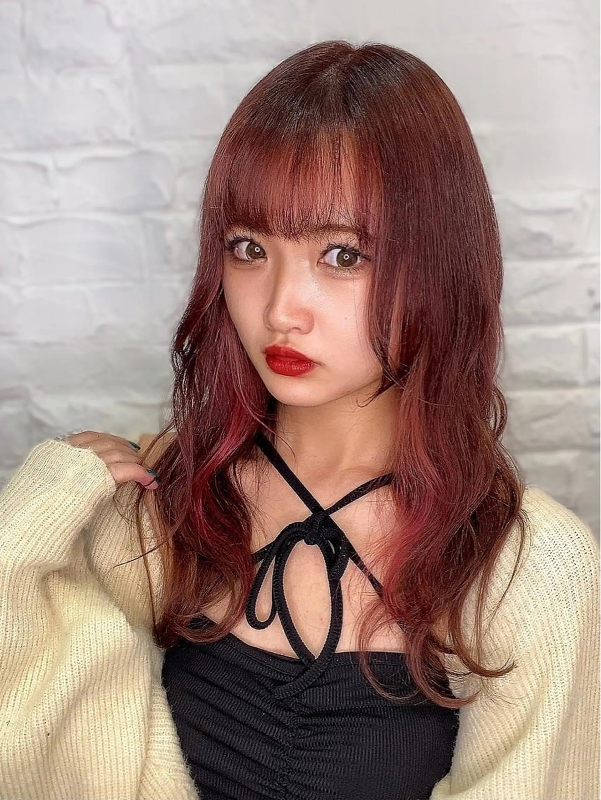 セミロング カラー ヘアカラー uros.所属・メンズパーマ/ エクステ🌞セナのヘアスタイル