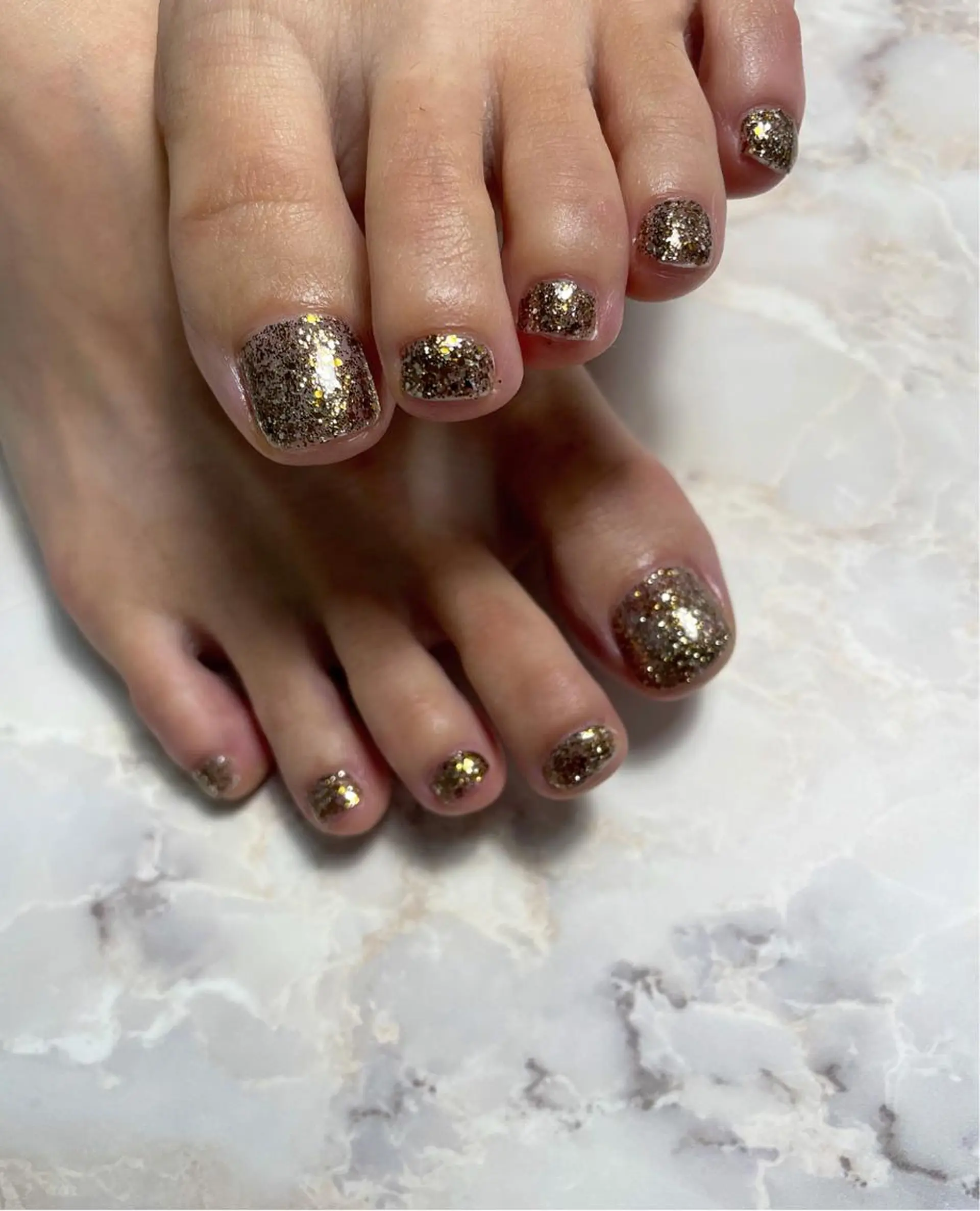 ネイル ブラウン フットネイル Colorer'me クロレミーのネイルデザイン