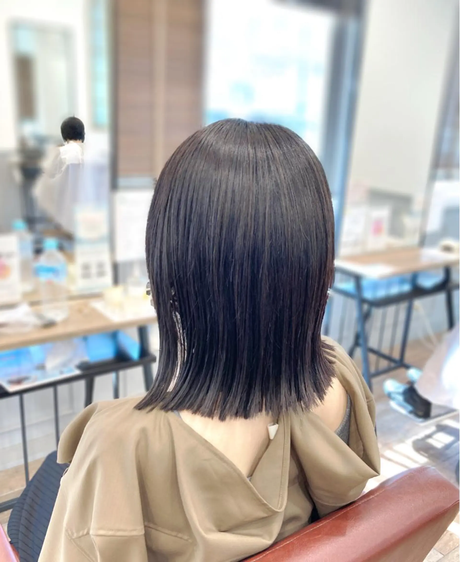 ミディアム 菅原 綾のヘアスタイル